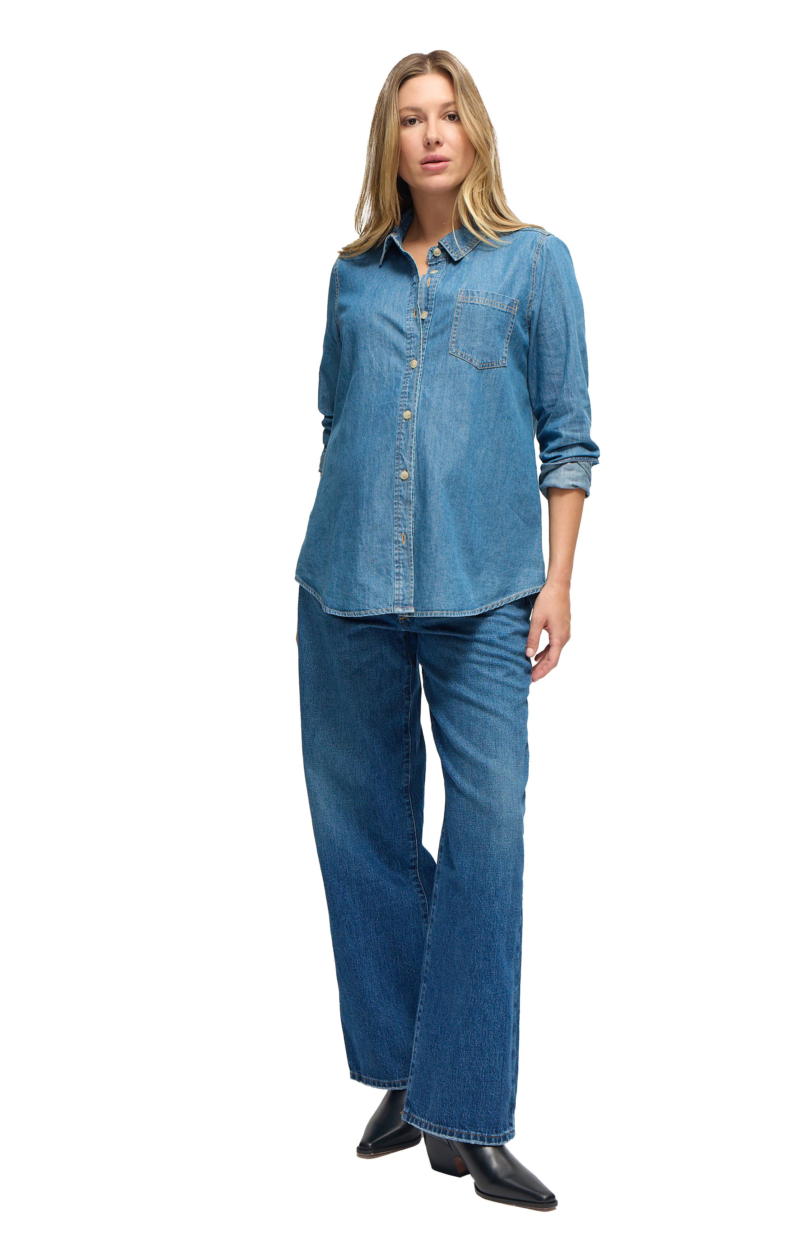 The Relaxed Denim Shirt