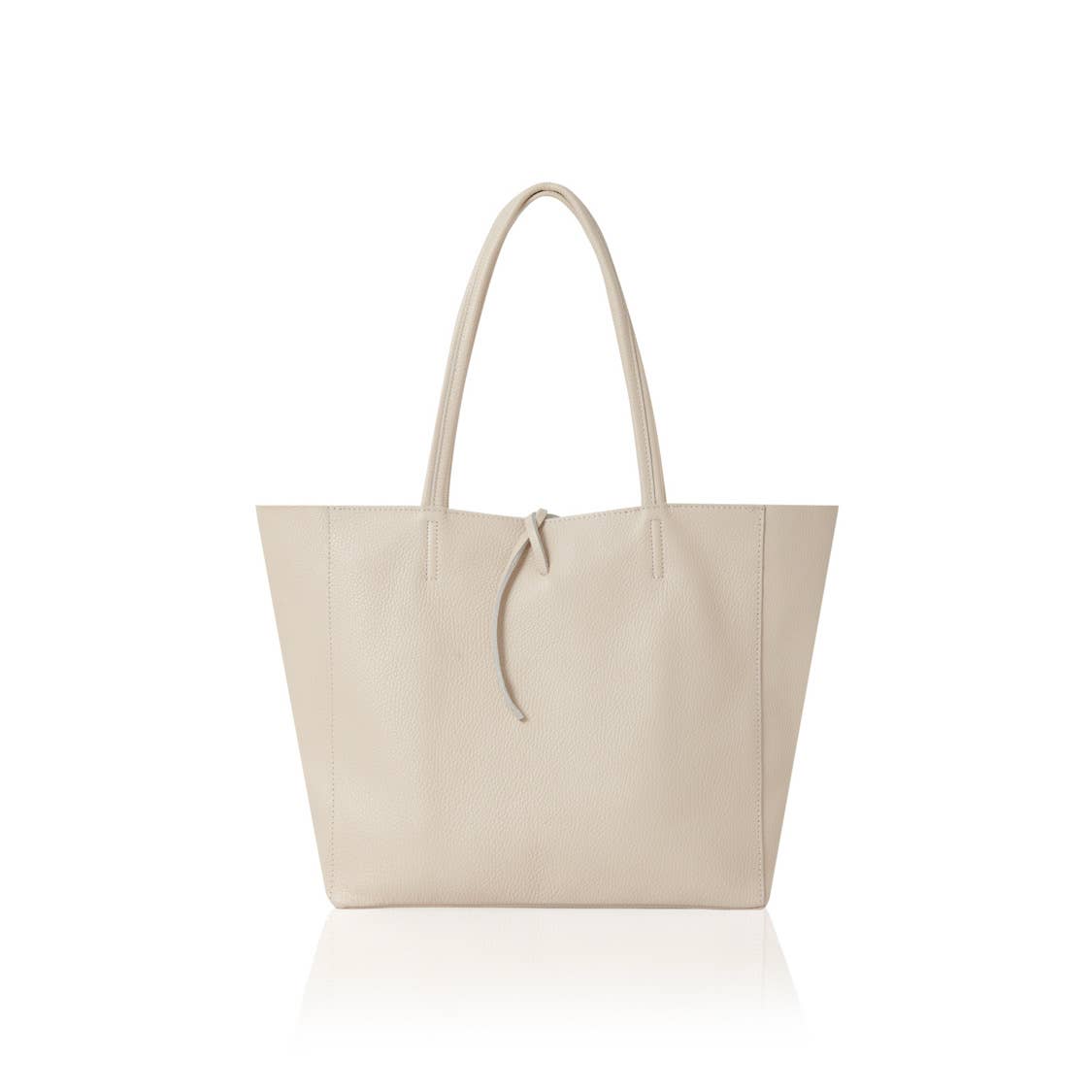 Sac cabas surdimensionné en cuir véritable fait main en Italie