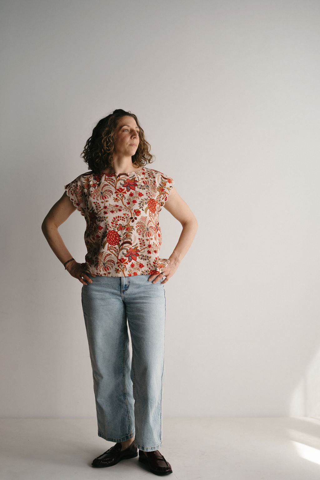 Pauline Nursing Top - Bohemian Print