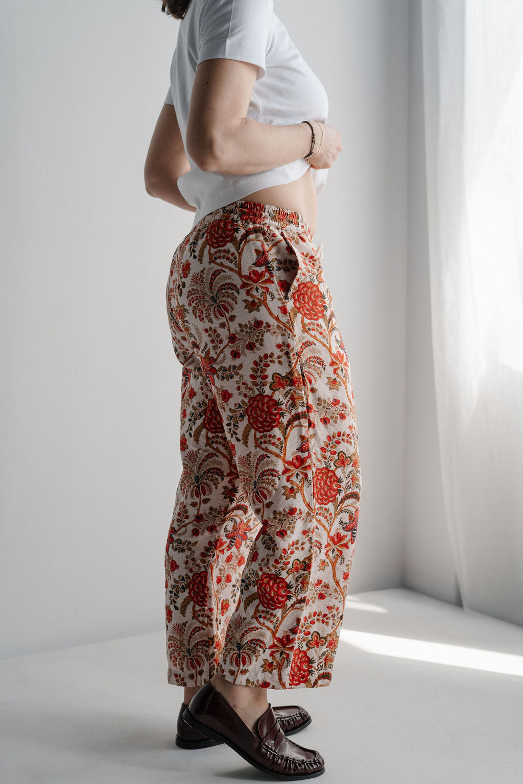 Sylvie Summer Pants - Bohemian Print
