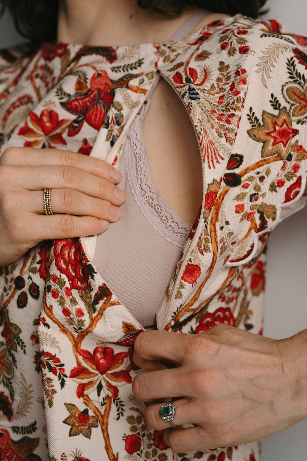 Pauline Nursing Top - Bohemian Print