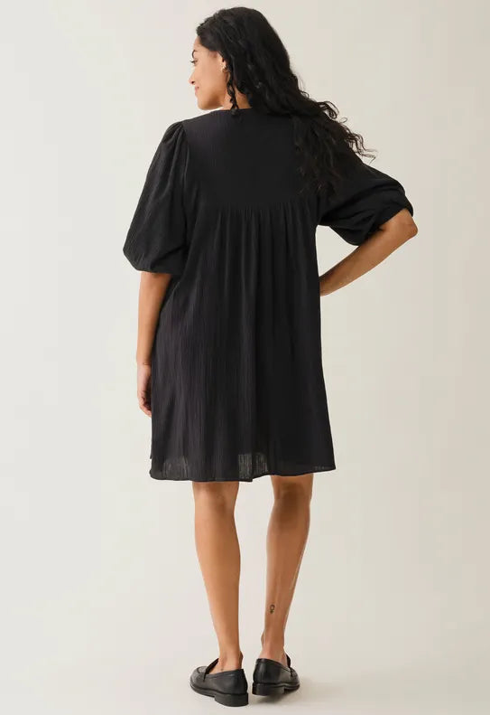Boho Maternity Mini Dress