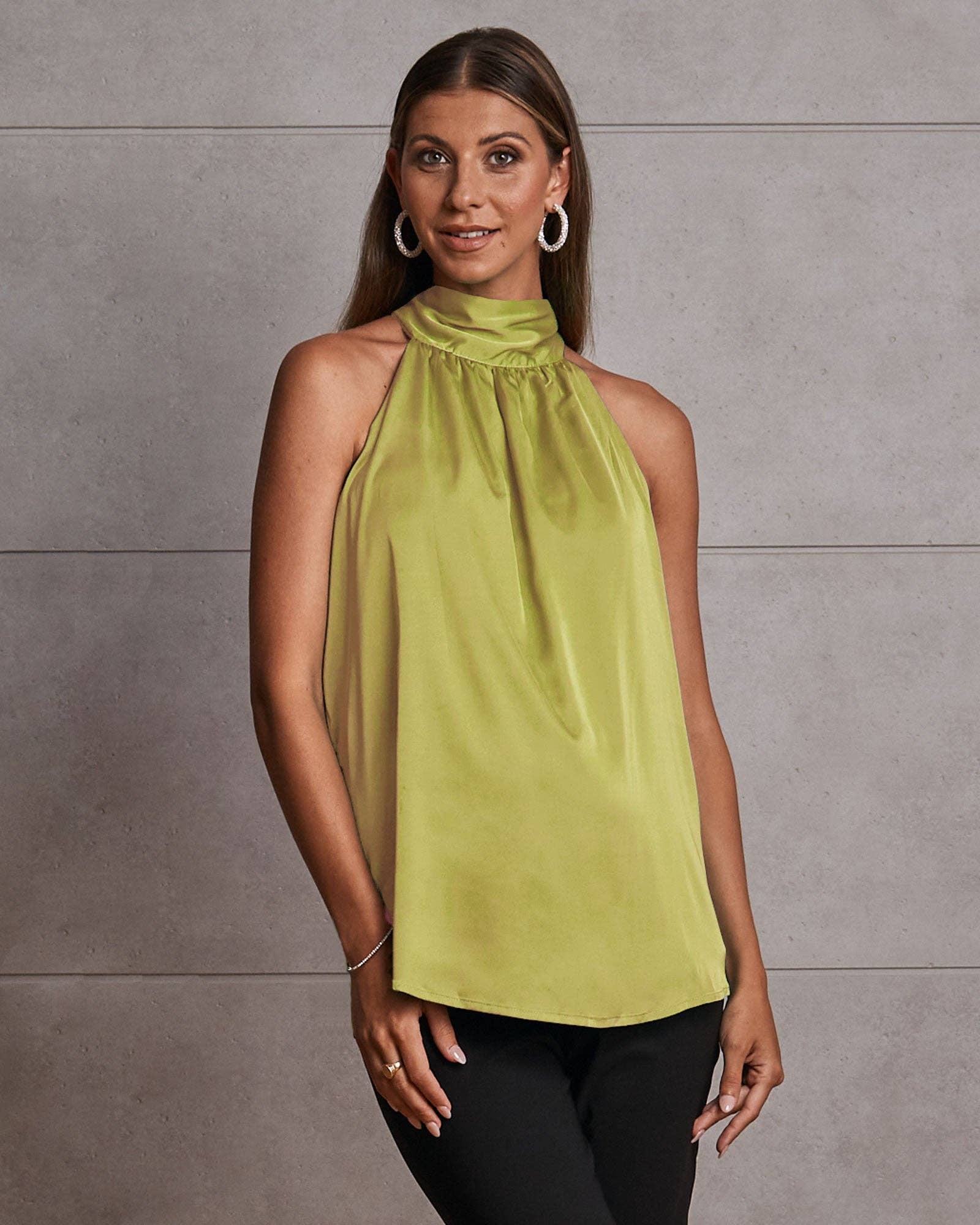 Gisele Halter Neck Maternity Top