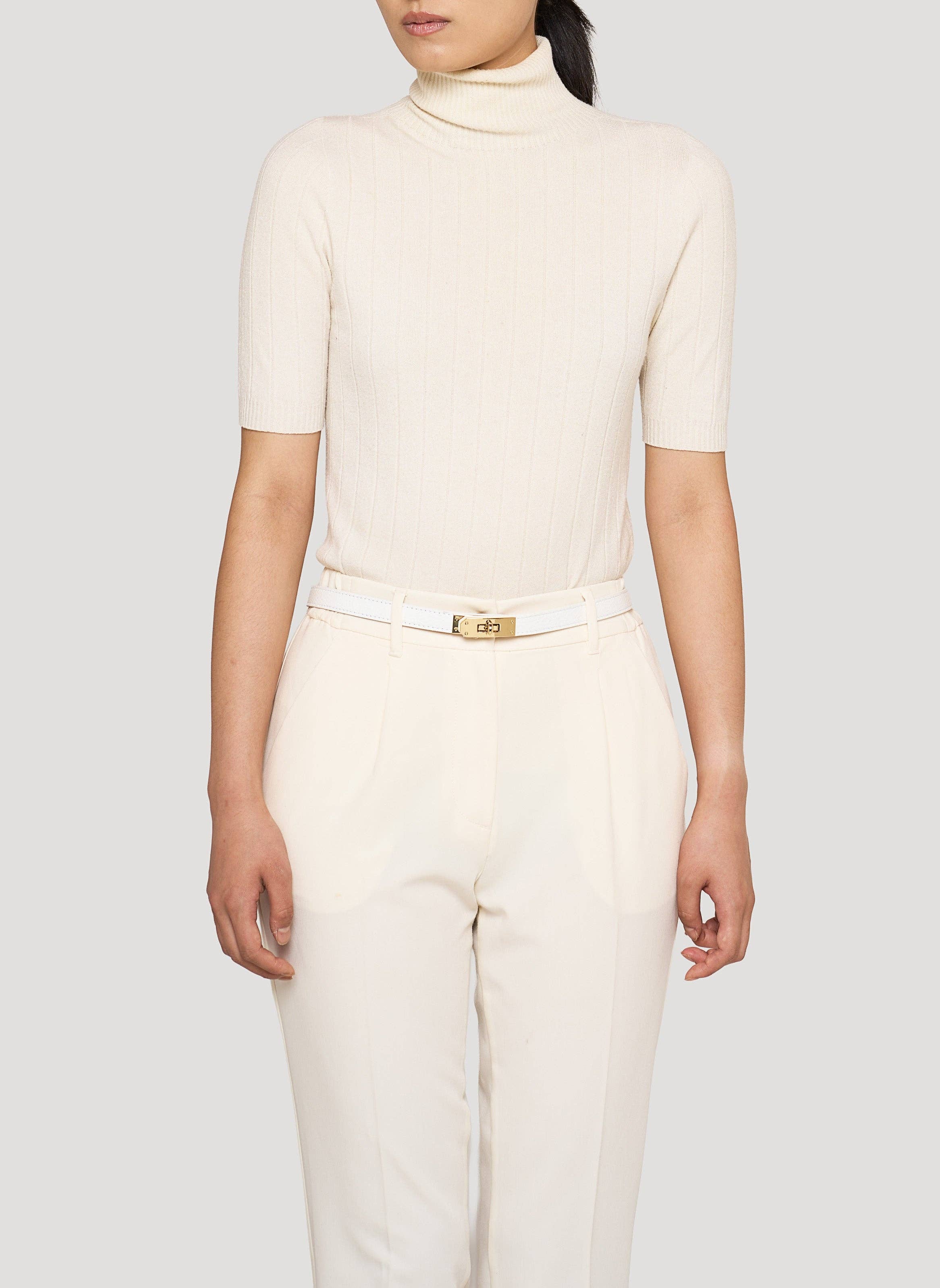 Ceinture en cuir de veau Baronne