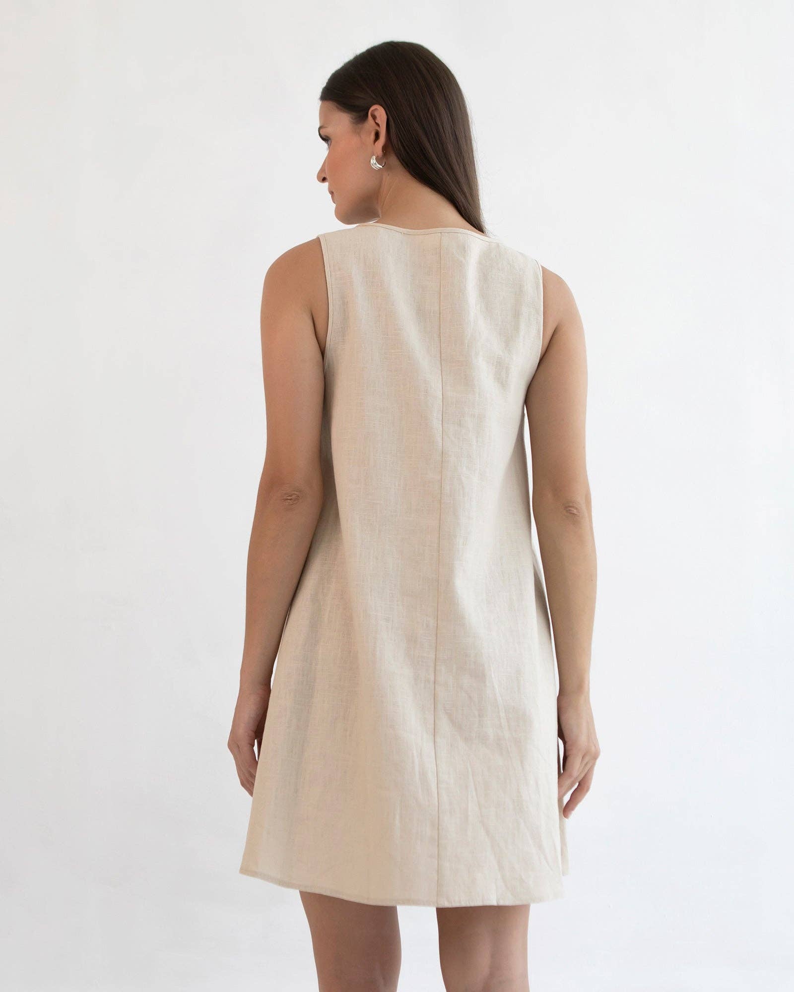 Robe d'allaitement en lin Maeve