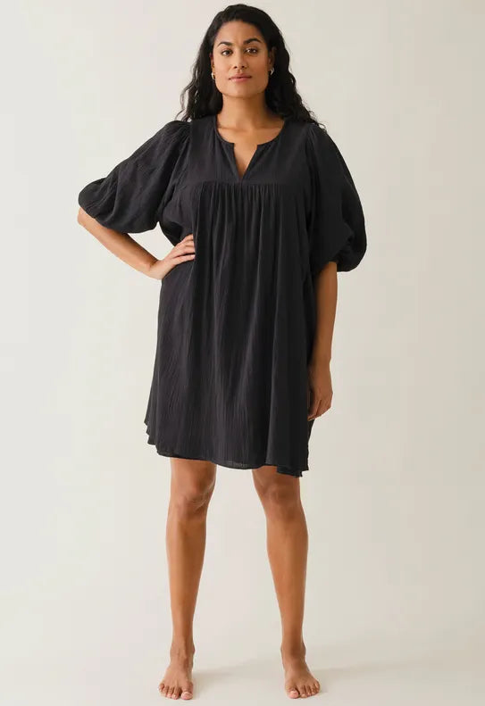 Boho Maternity Mini Dress