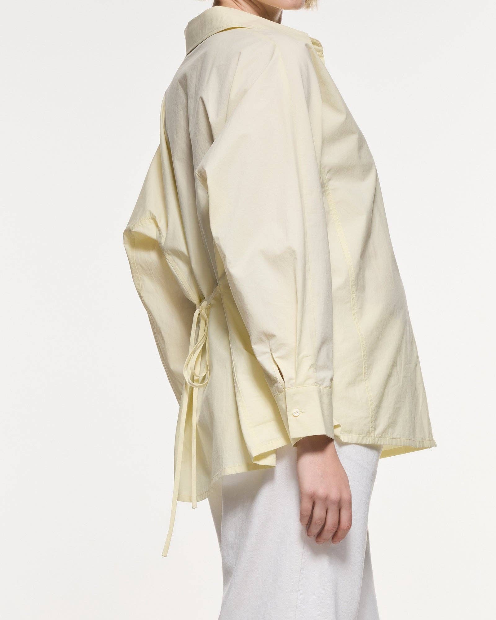 Ella Back Tie Cotton Shirt