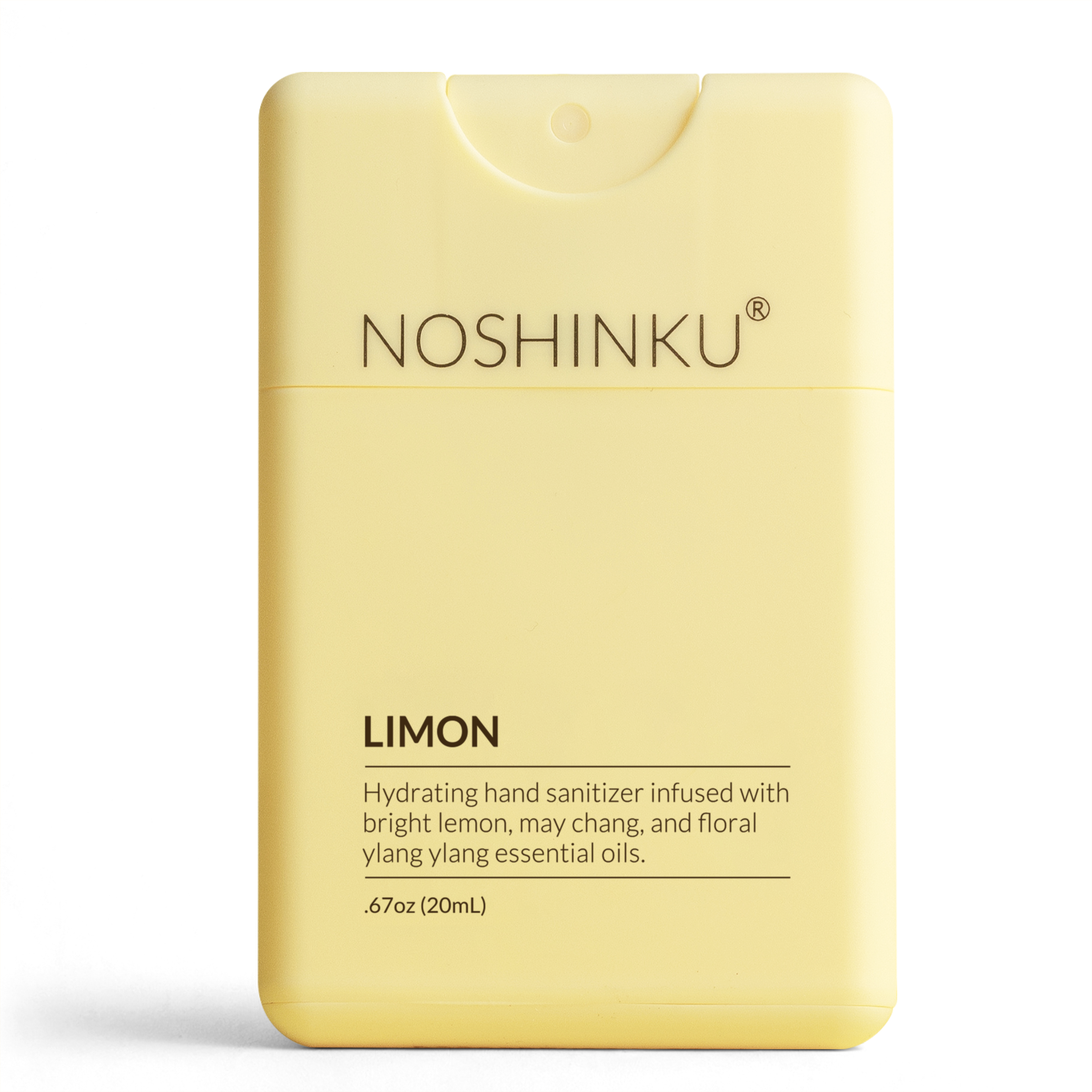 Refillable Lemon Ylang-Ylang Moisturizing Pocket Sanitizer