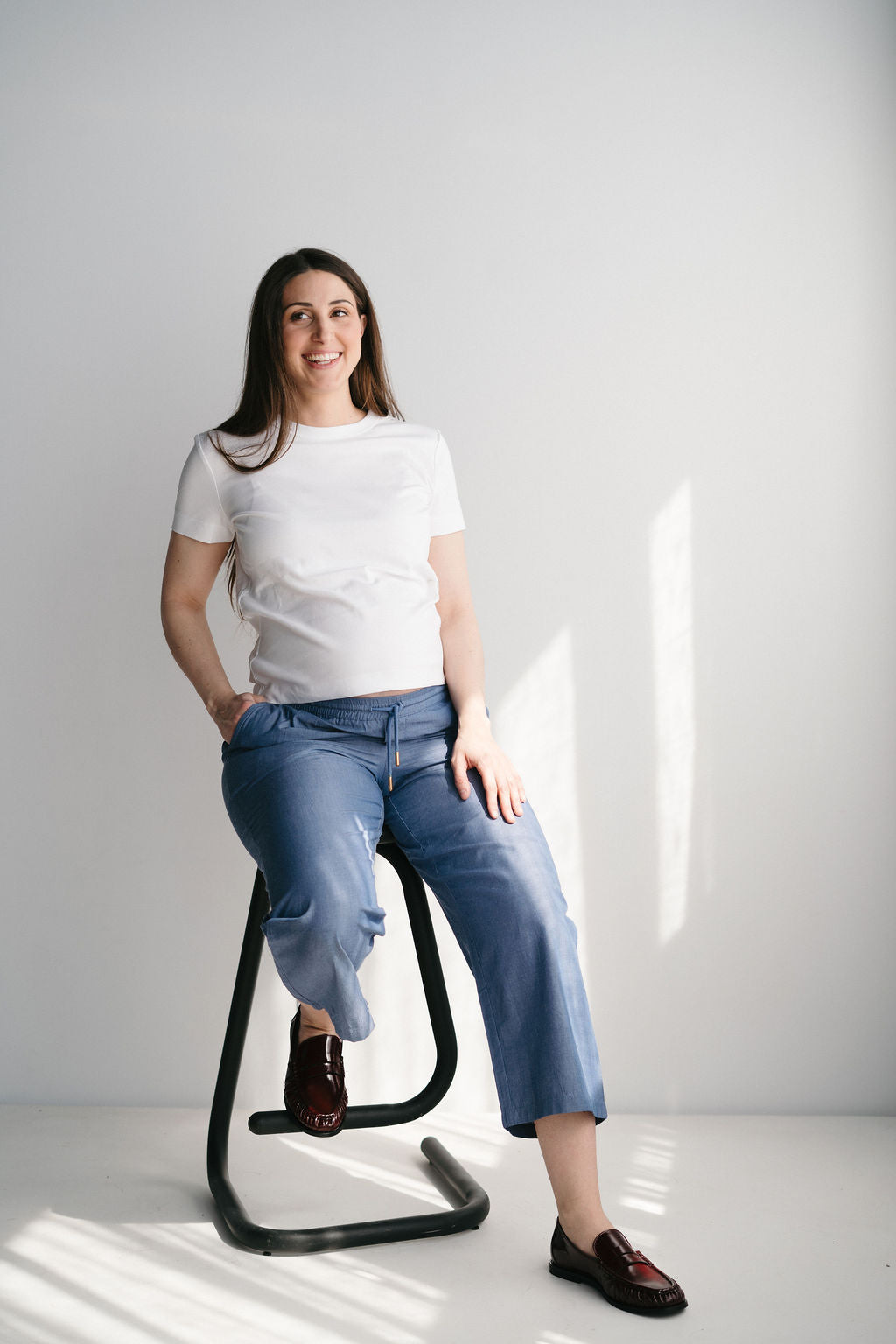 Sylvie Summer Pants - Blue