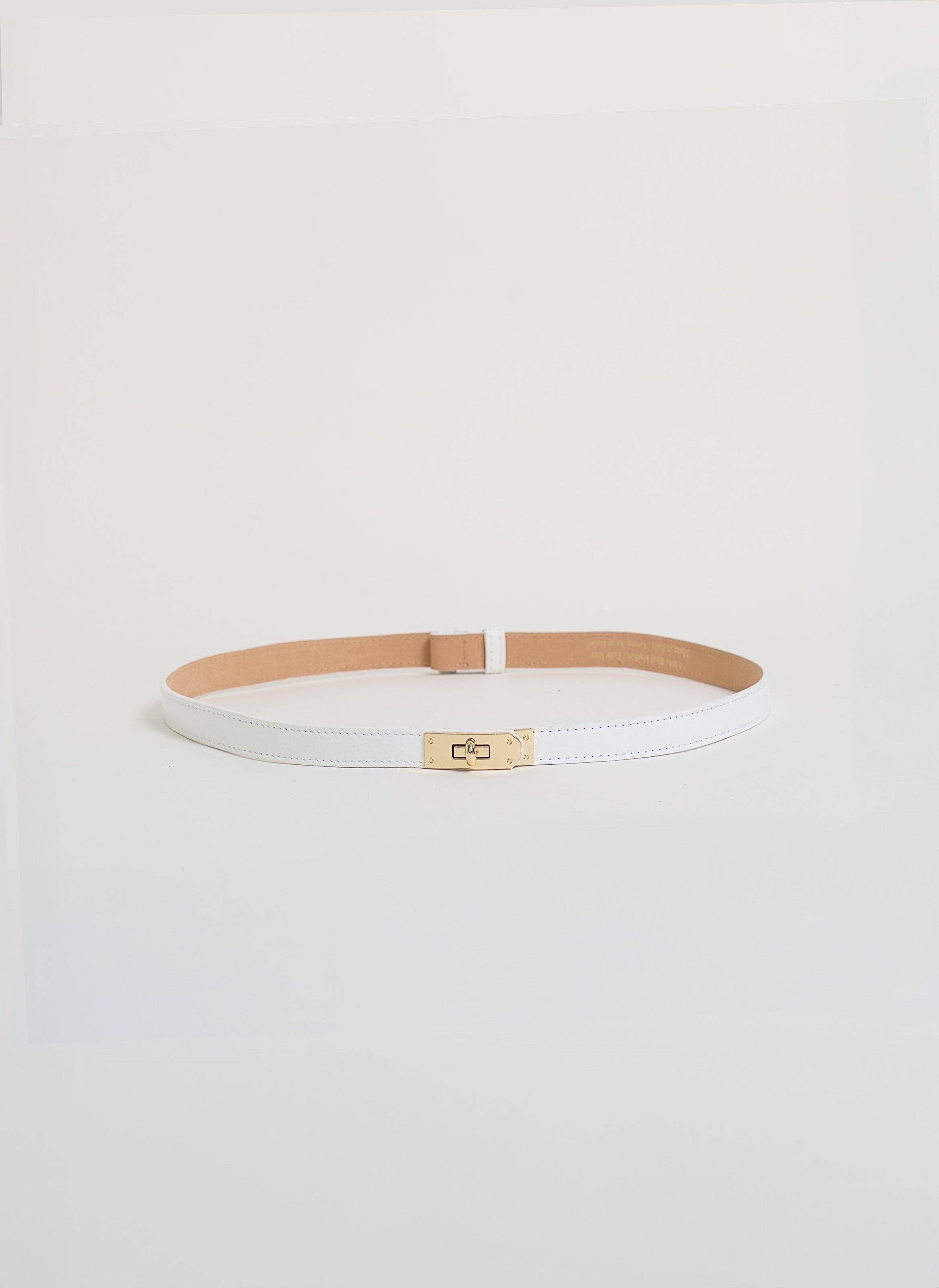 Ceinture en cuir de veau Baronne