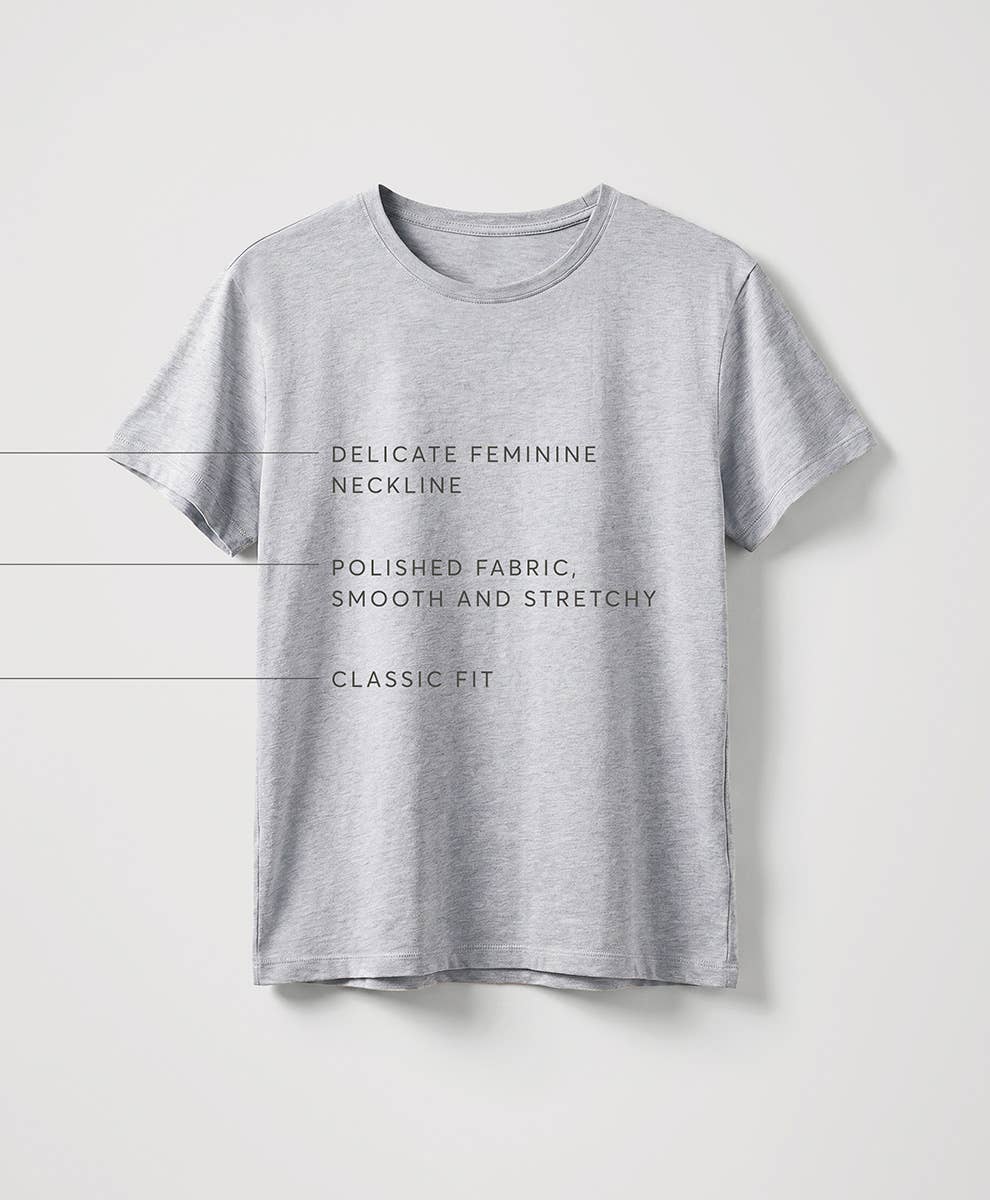 Women's Luxe Essential Crewneck Tee