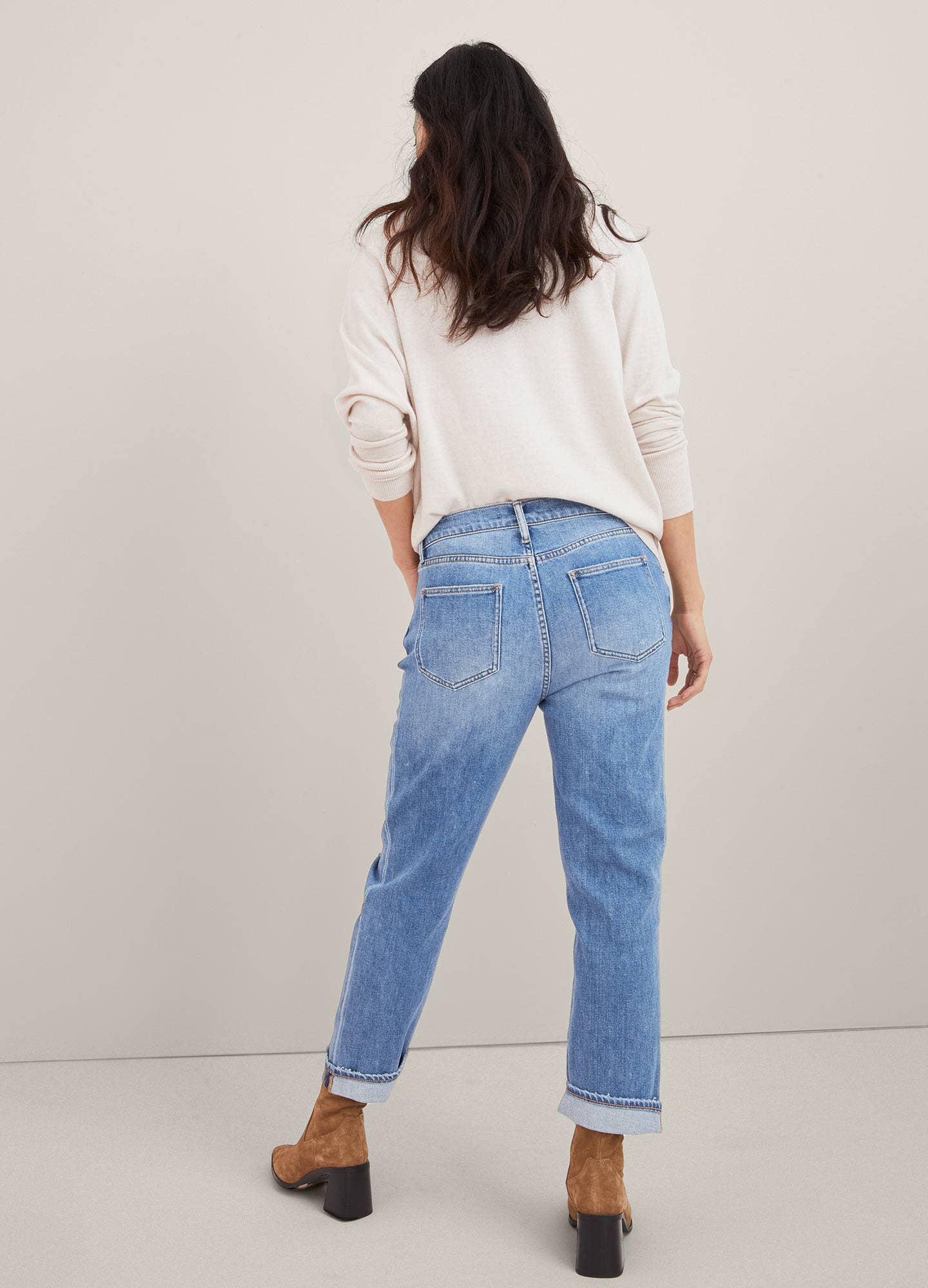 Boyfriend Maternity Jeans – Custom Wash & Grow-With-You Fit