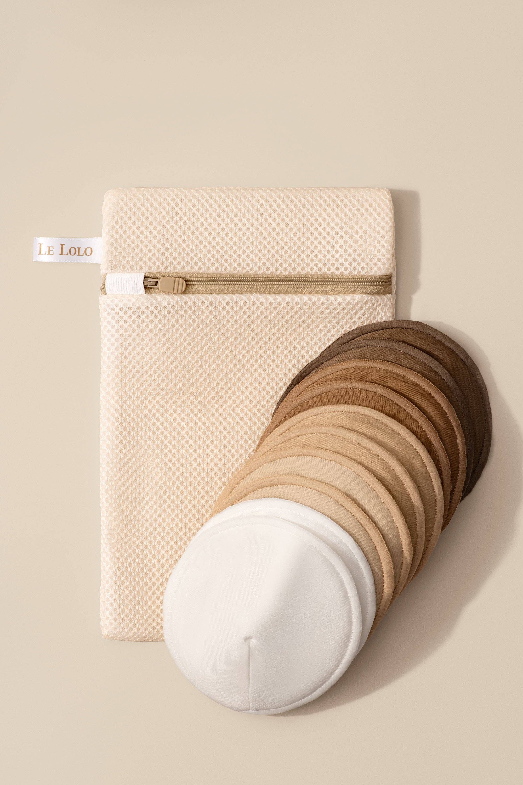 Coussinets d'allaitement réutilisables – en bambou biologique, anti-fuites et écologiques