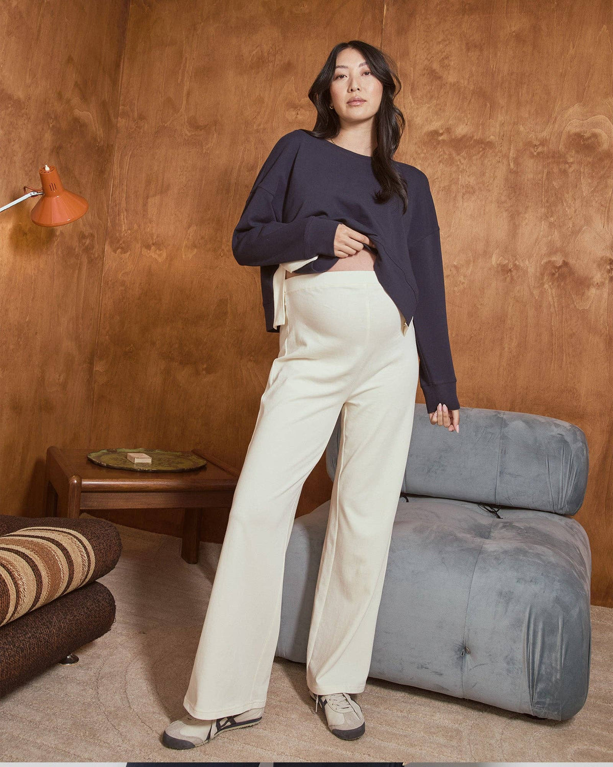 Harriette Cotton Jumper - Navy