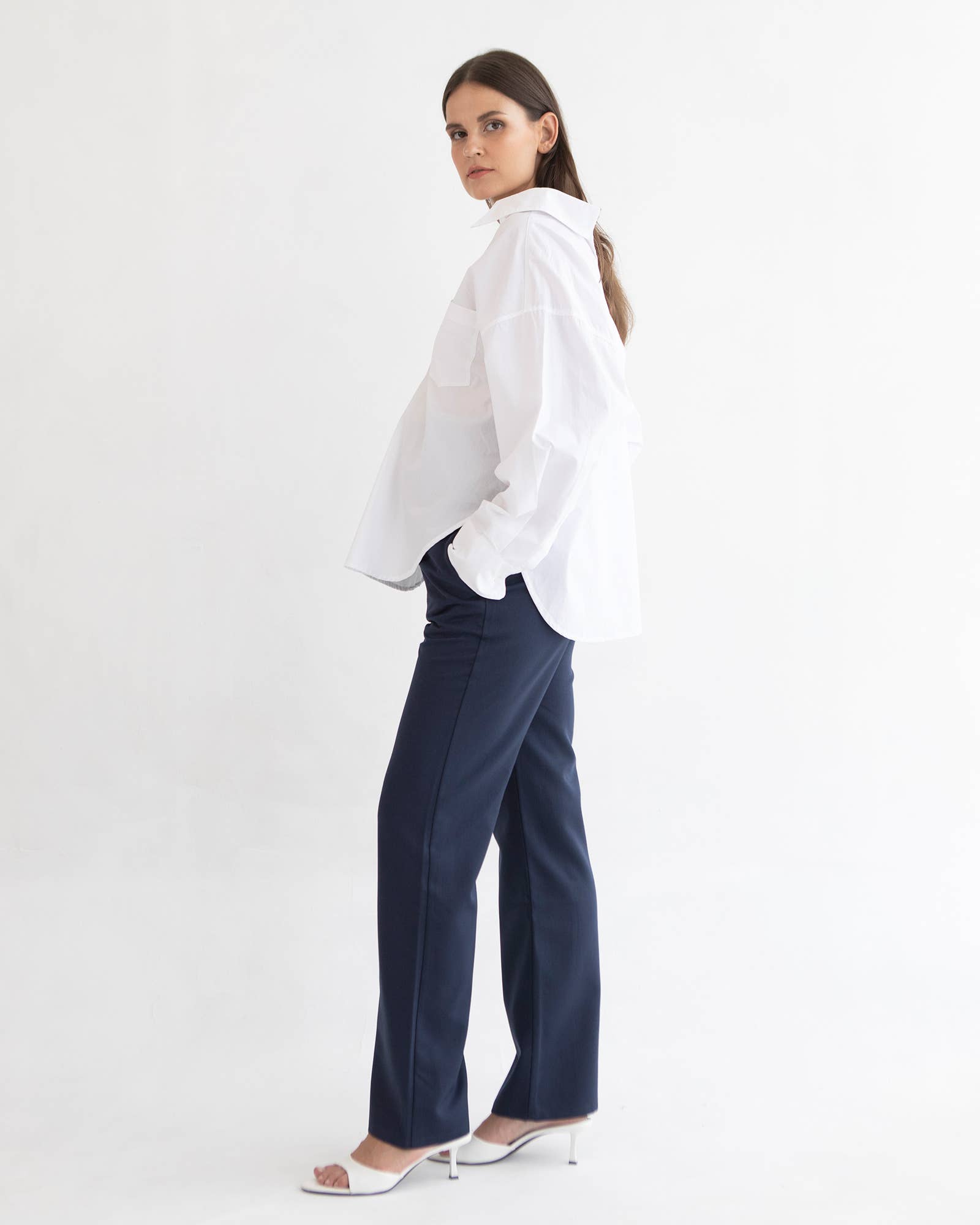 Emma Overbelly Straight Leg Maternity Pant