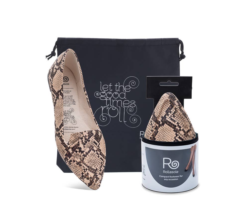 Mocassins Desert Diamond en similicuir imprimé serpent