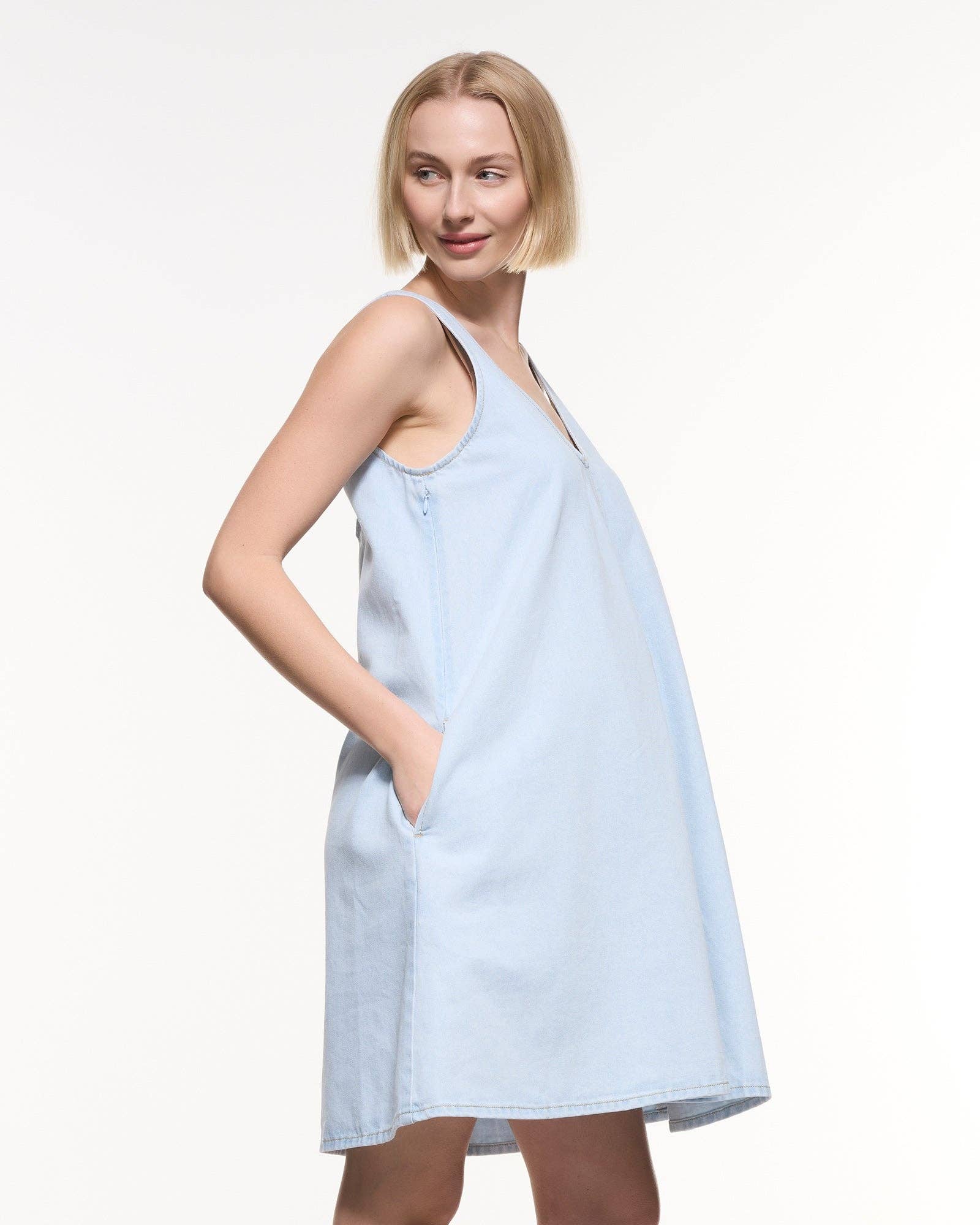 Robe mini en jean Emily