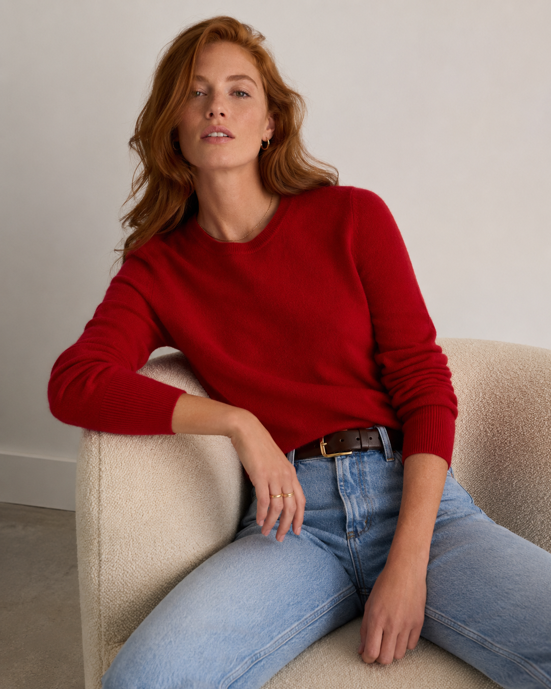 The Kennedy Cashmere Crewneck