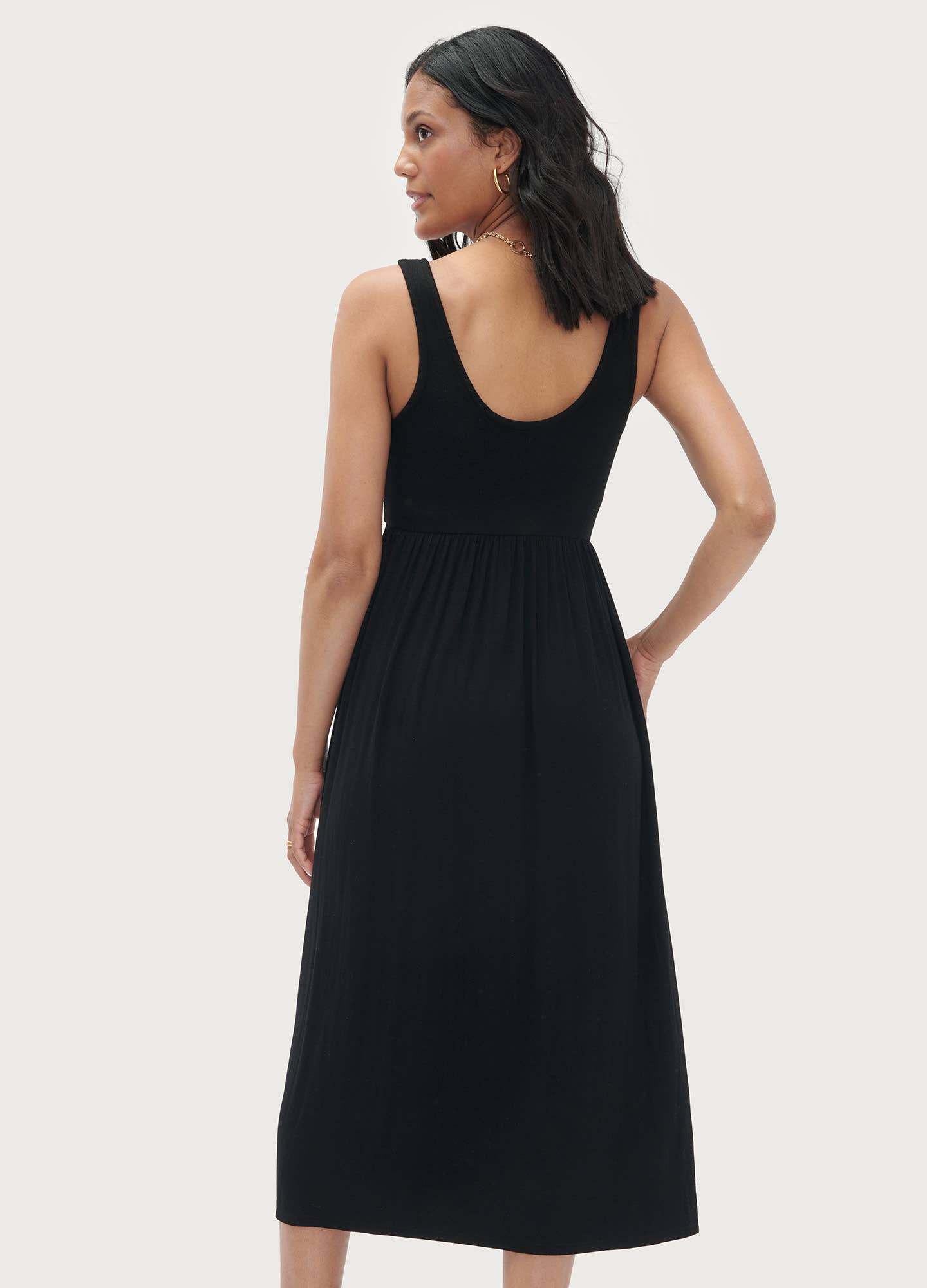 The Softest Rib Maternity Nursing Friendly Tank Dress - Hatch