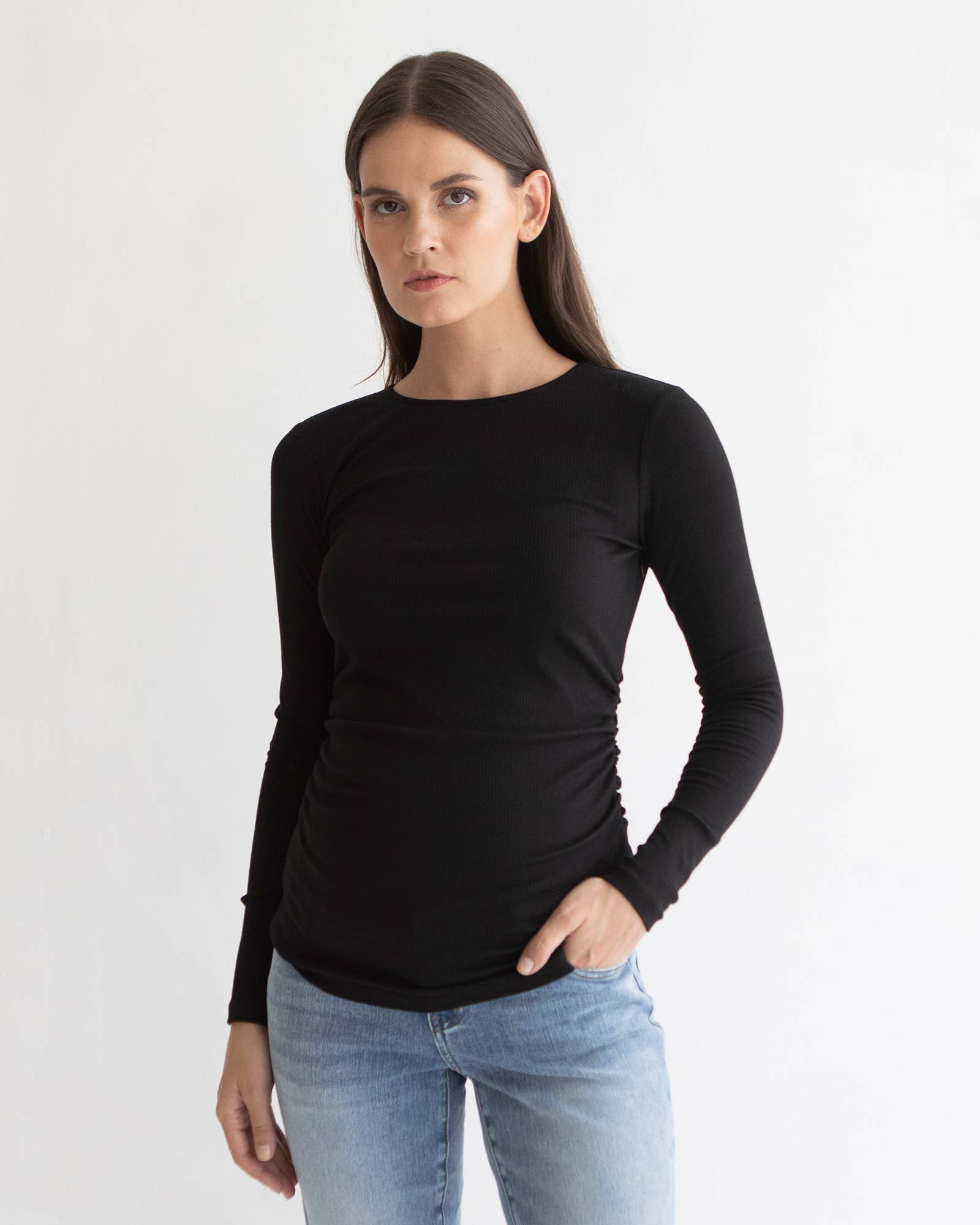 Plateau d'alimentation en bambou côtelé