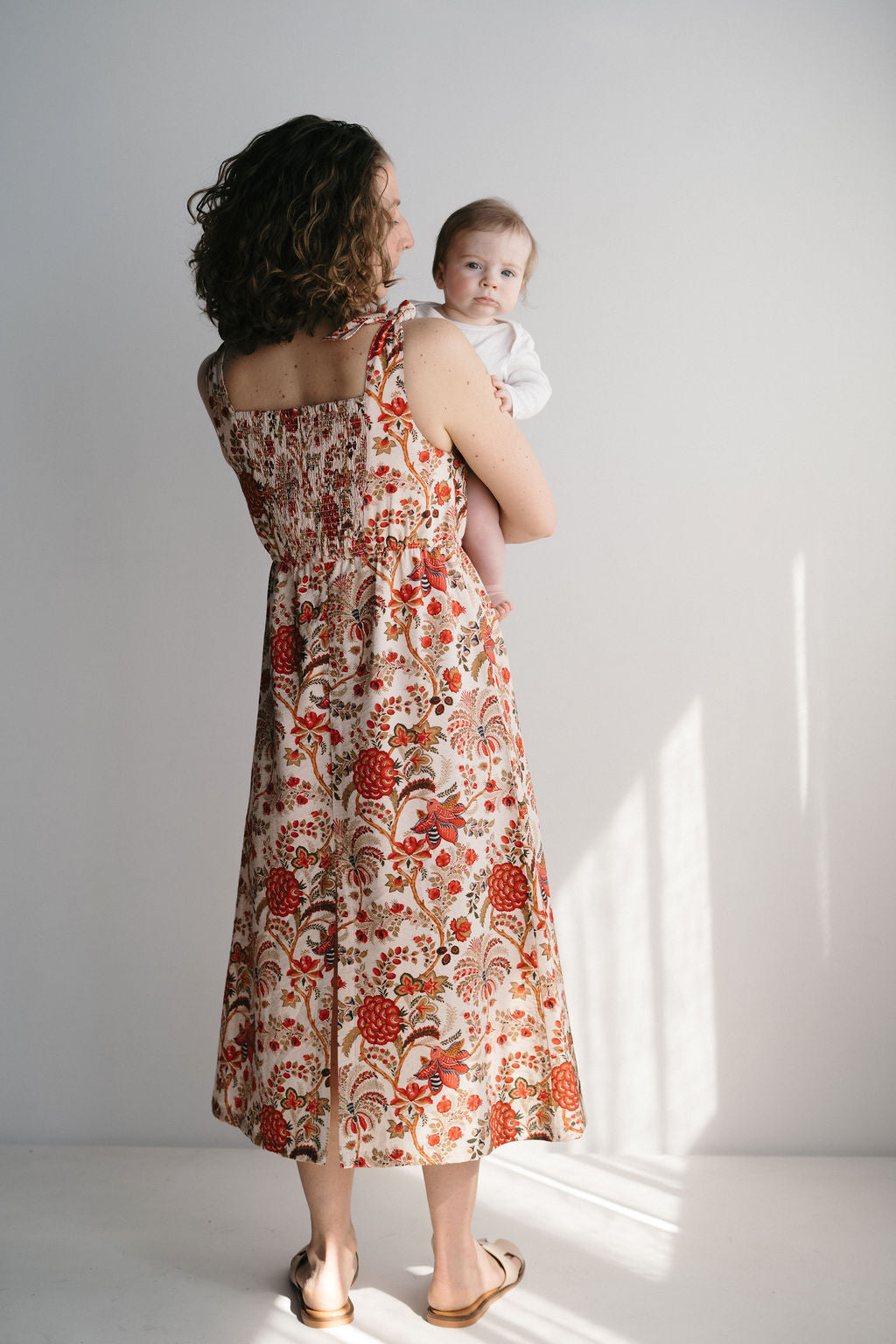 Rosalie Nursing Dress - Bohemian Print