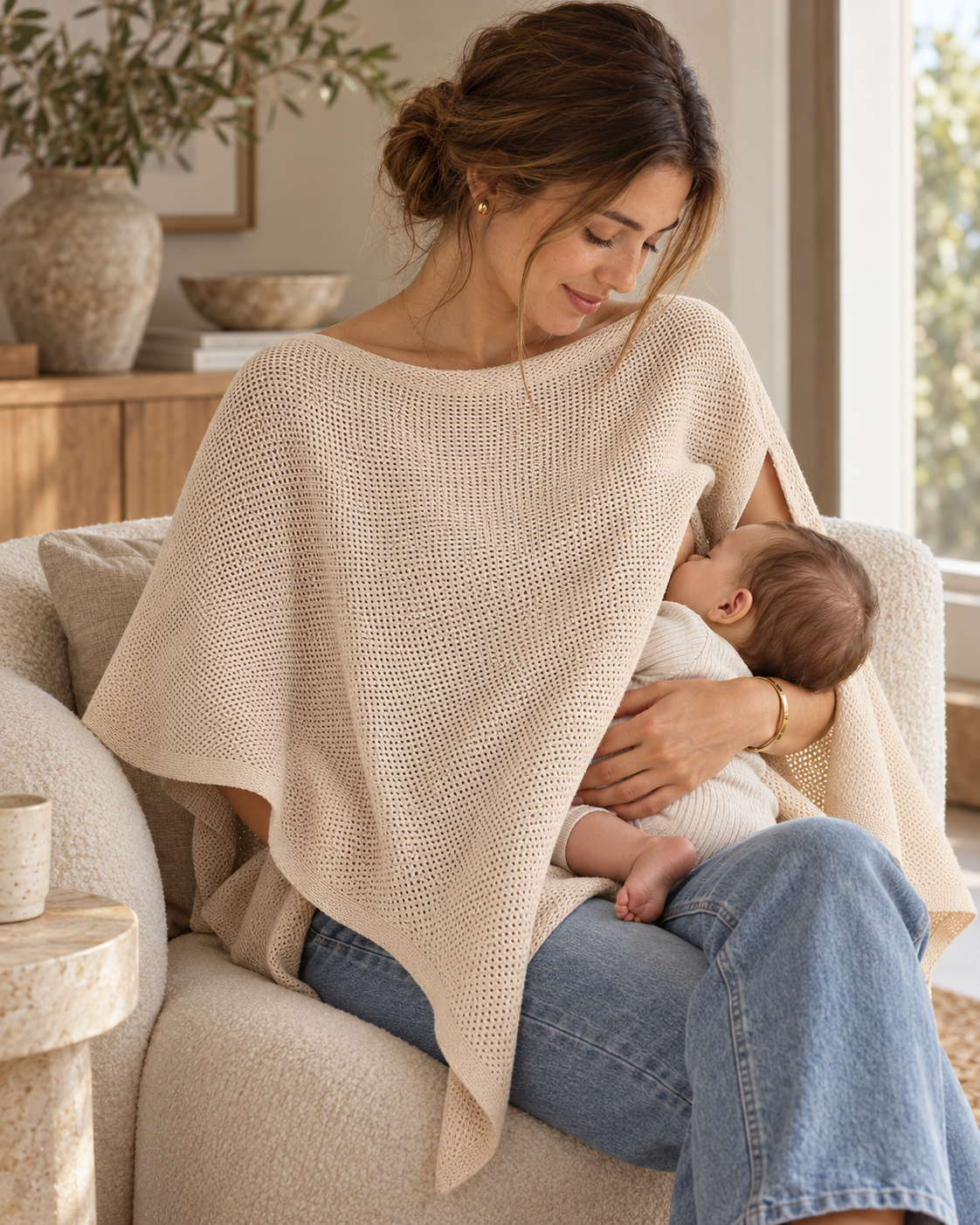 The Haven Maternity Nursing Shawl