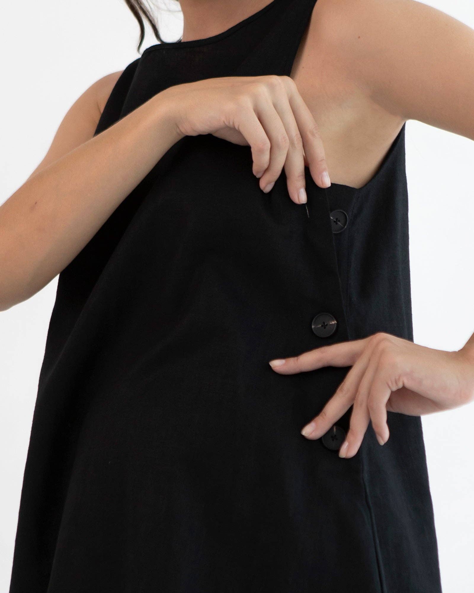 Robe d'allaitement en lin Maeve