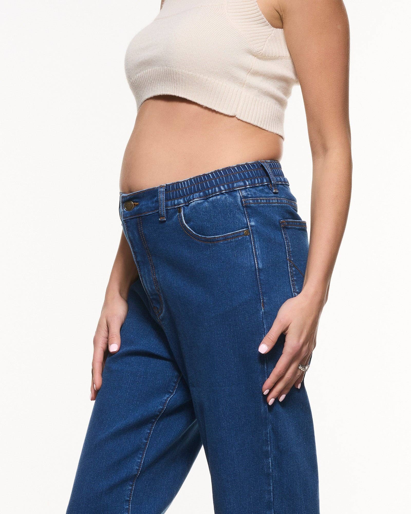 Jean à jambes larges et décontractées