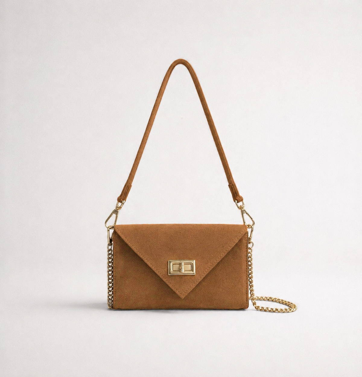 Italian Handmade Premium Suede Chain Bag