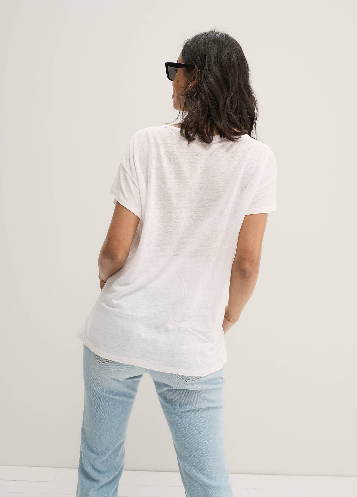 The Everyday Maternity Linen Tee - Hatch