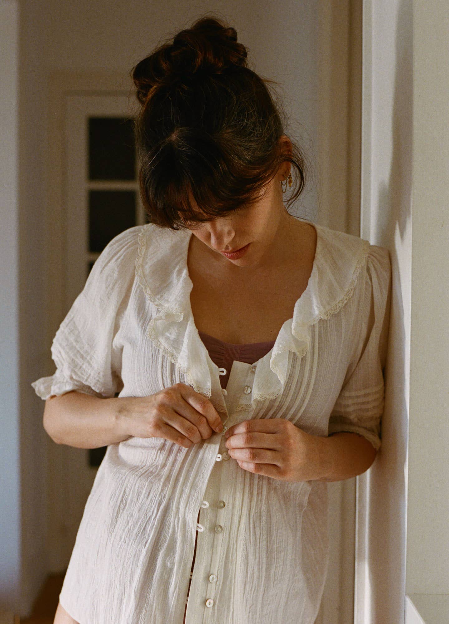 Blouse Lou Lou – Haut en coton adapté à la maternité et à l'allaitement