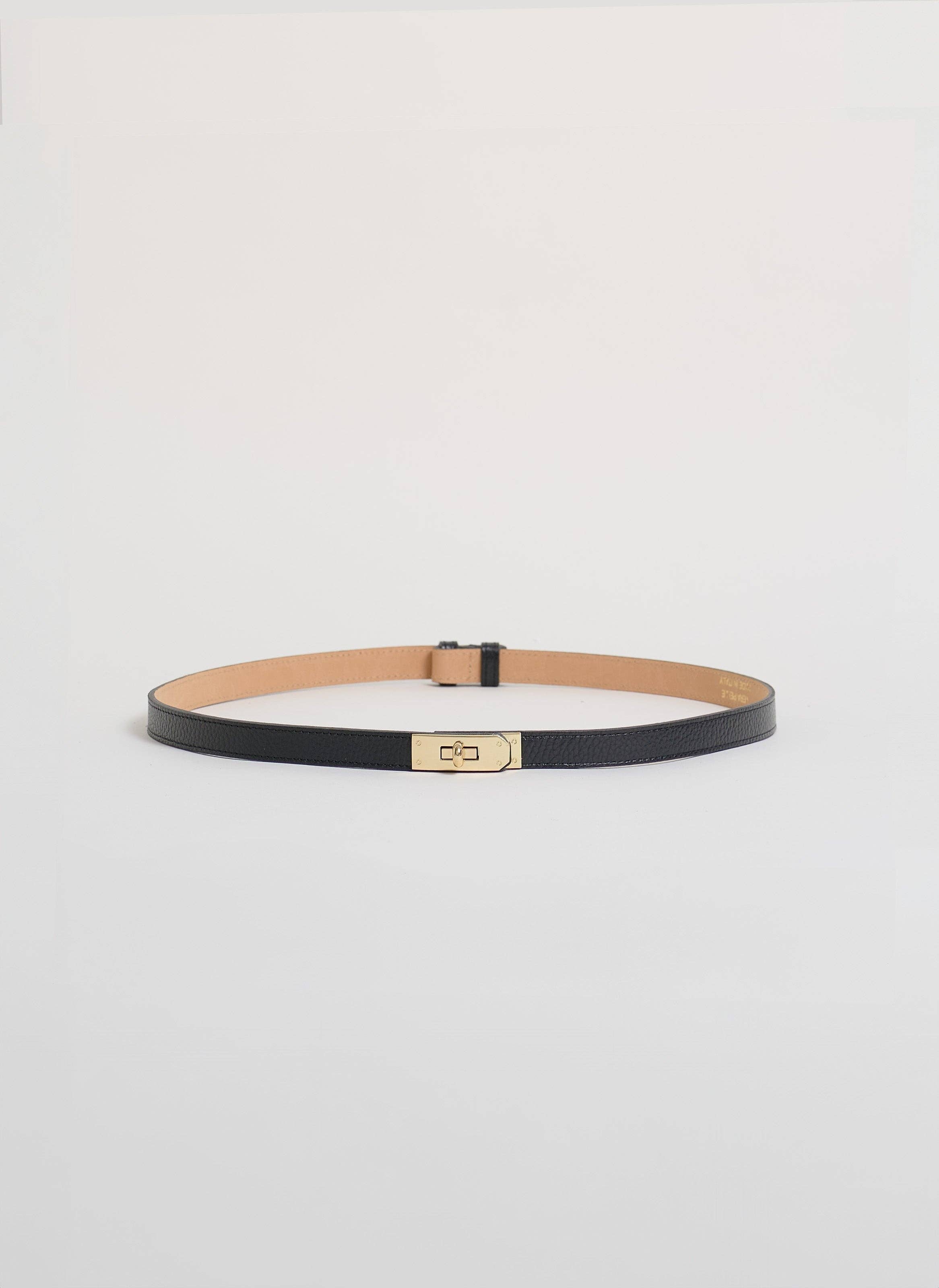 Ceinture en cuir de veau Baronne