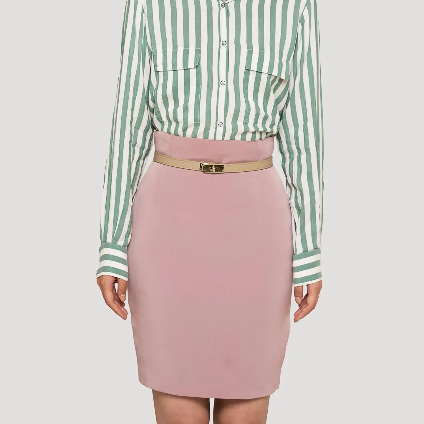 Ceinture en cuir de veau Cintura Baronne