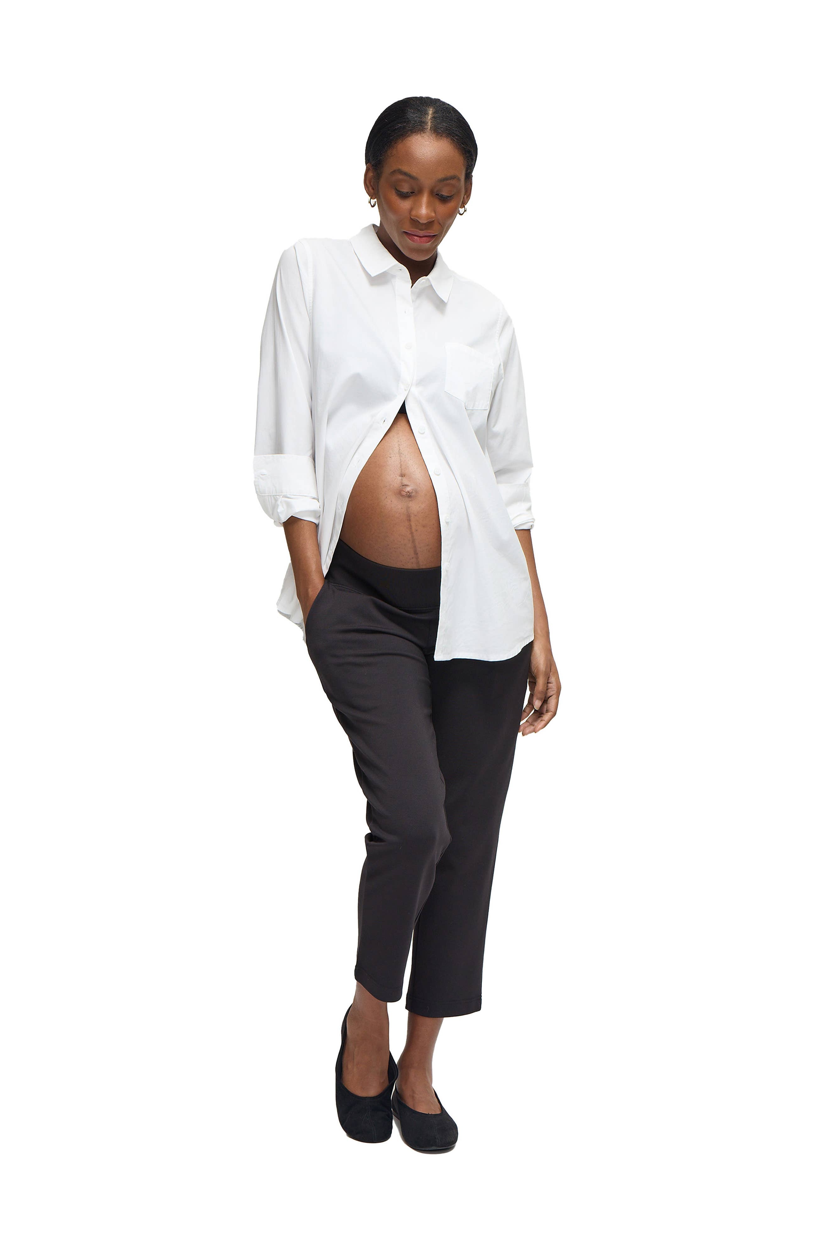 The Classic Poplin Maternity Shirt