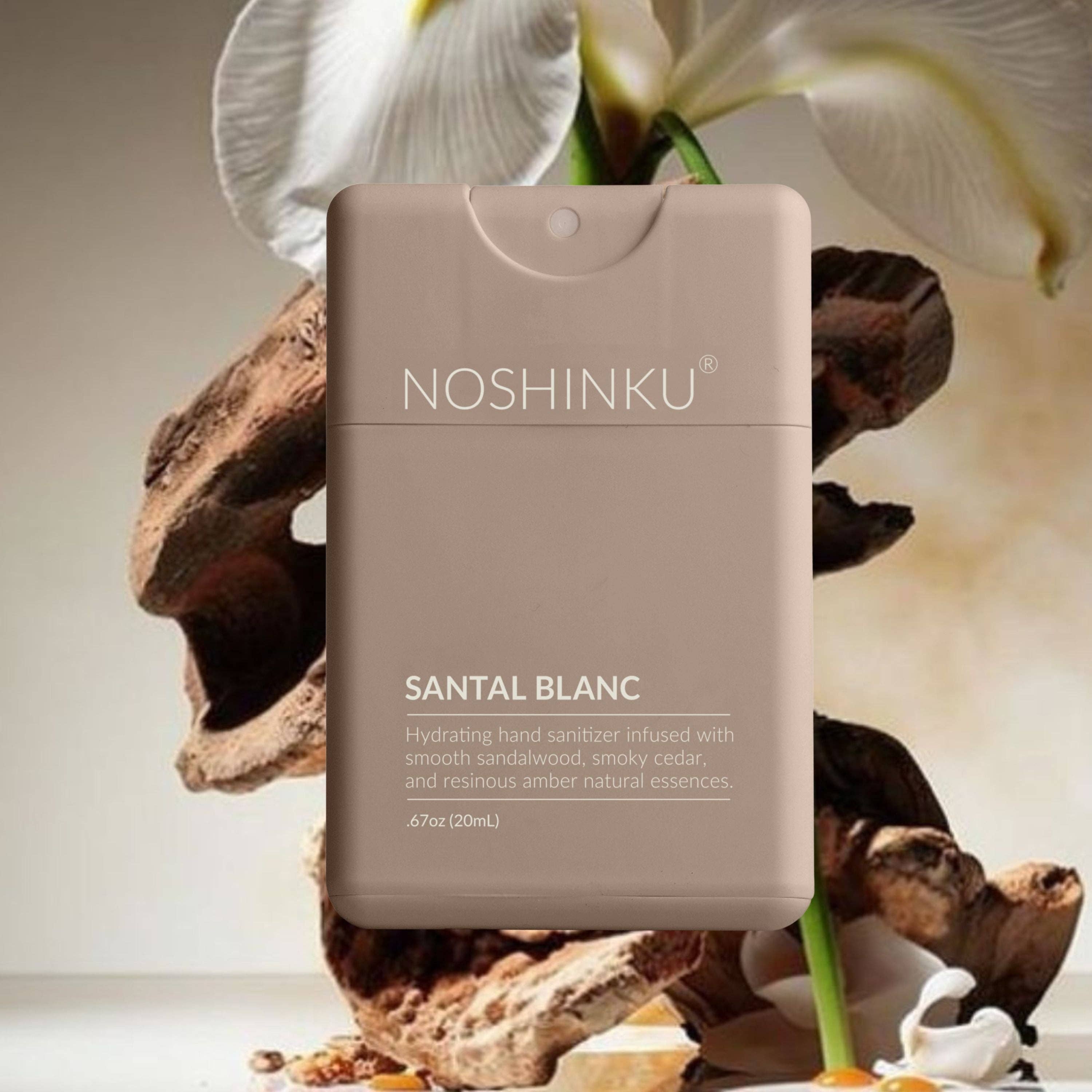 Refillable Santal Blanc Hydrating Pocket Hand Sanitizer