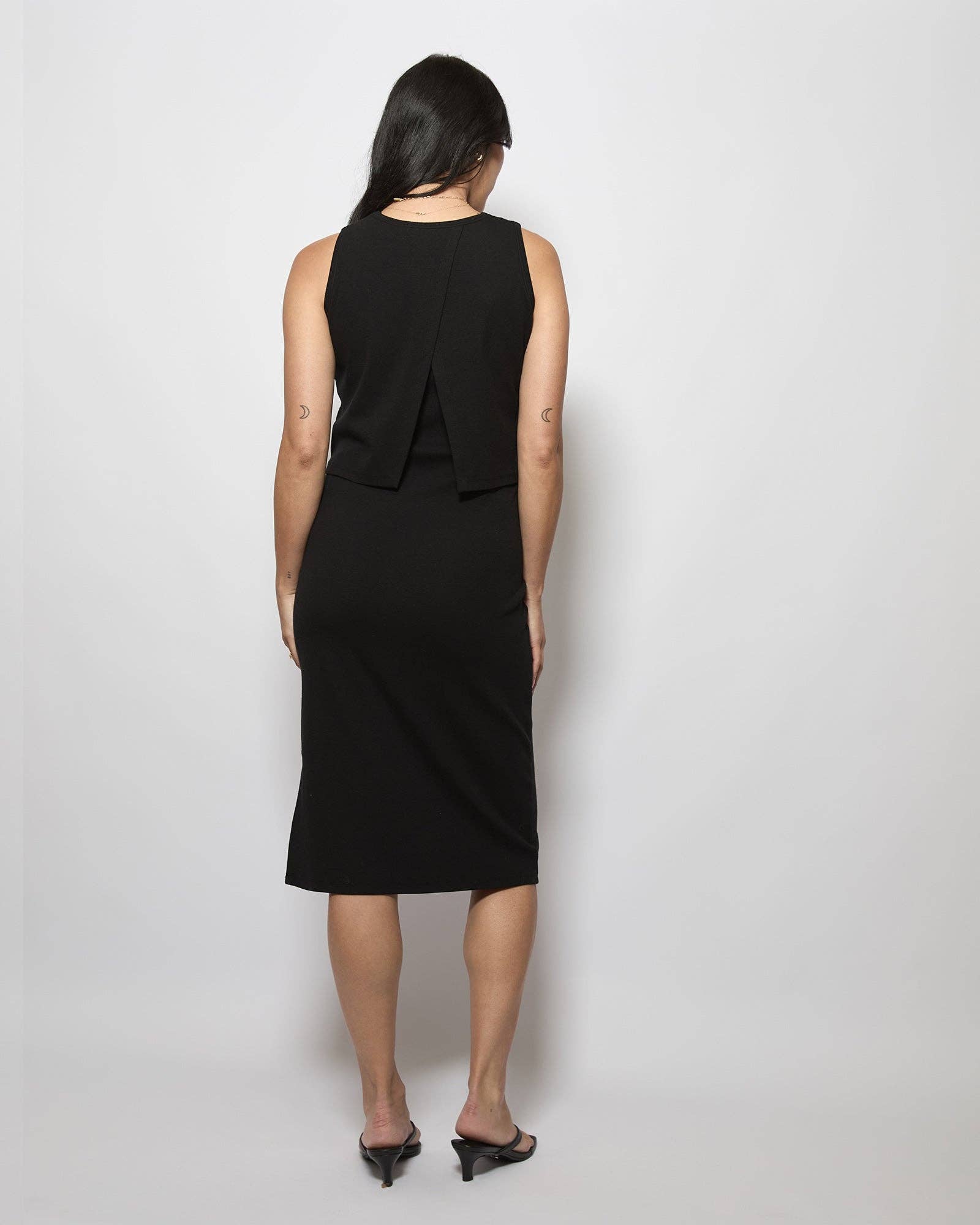 Isla Soft Rib Feeding Dress