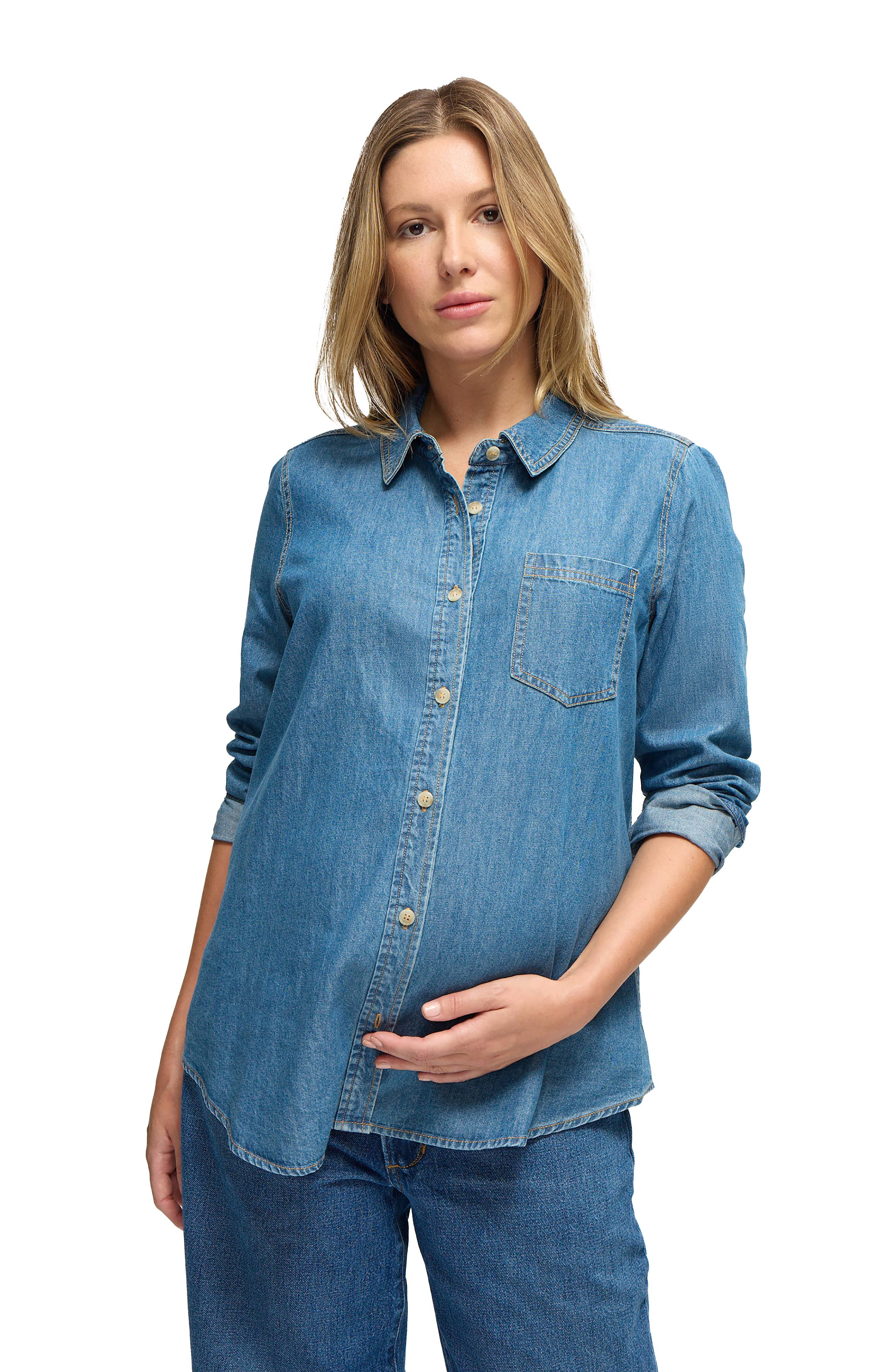 The Relaxed Denim Shirt