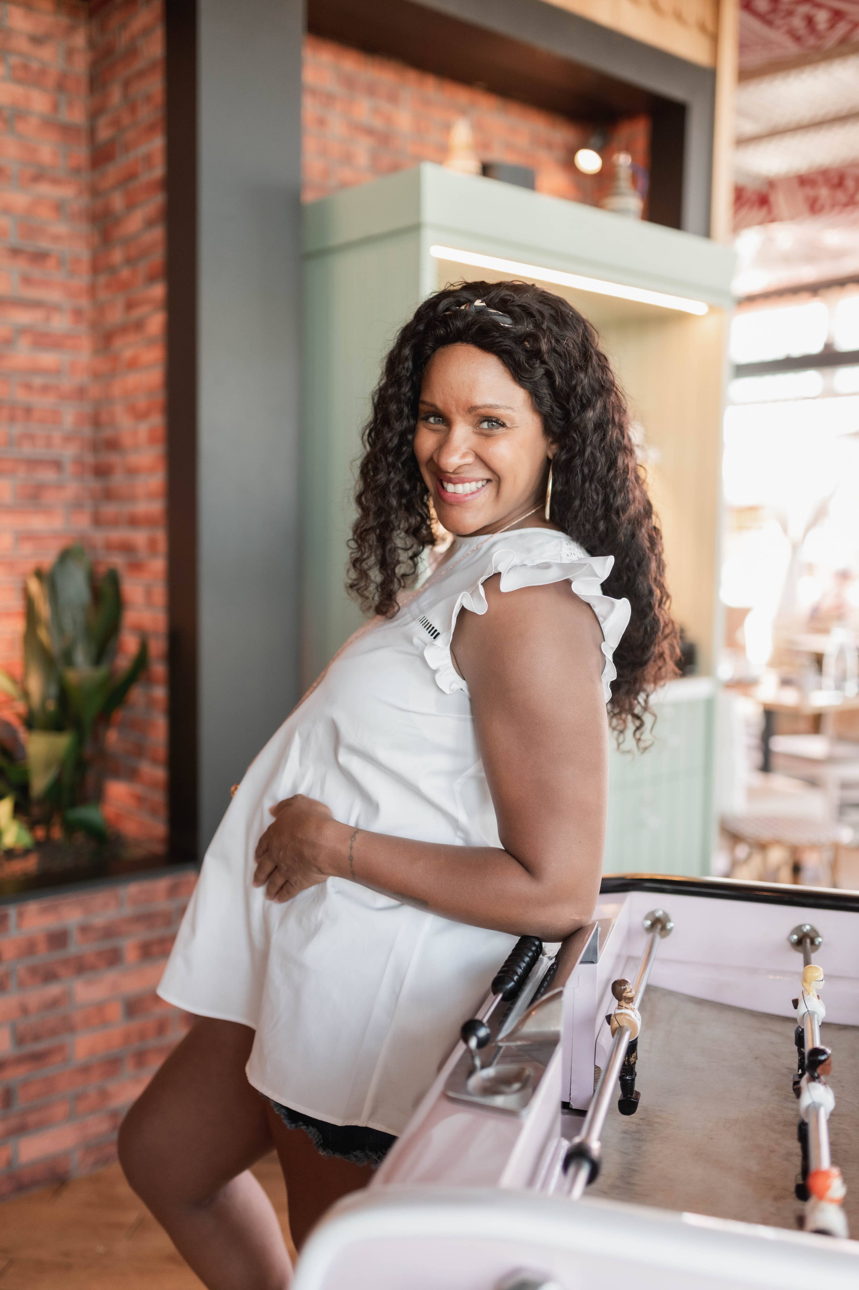 Haut de maternité en coton bio « Maman en devenir »