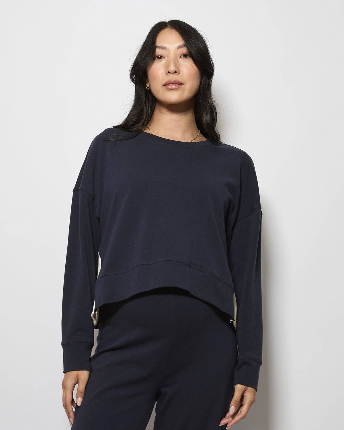 Harriette Cotton Jumper - Navy