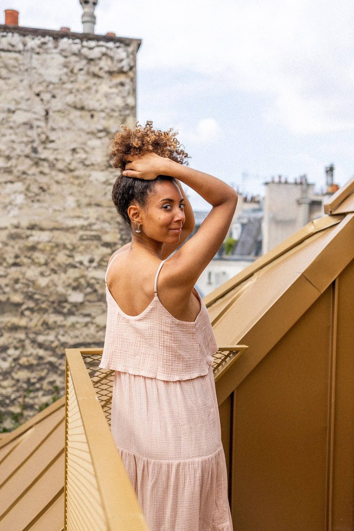 Summer Ruffle Nursing & Maternity Dress