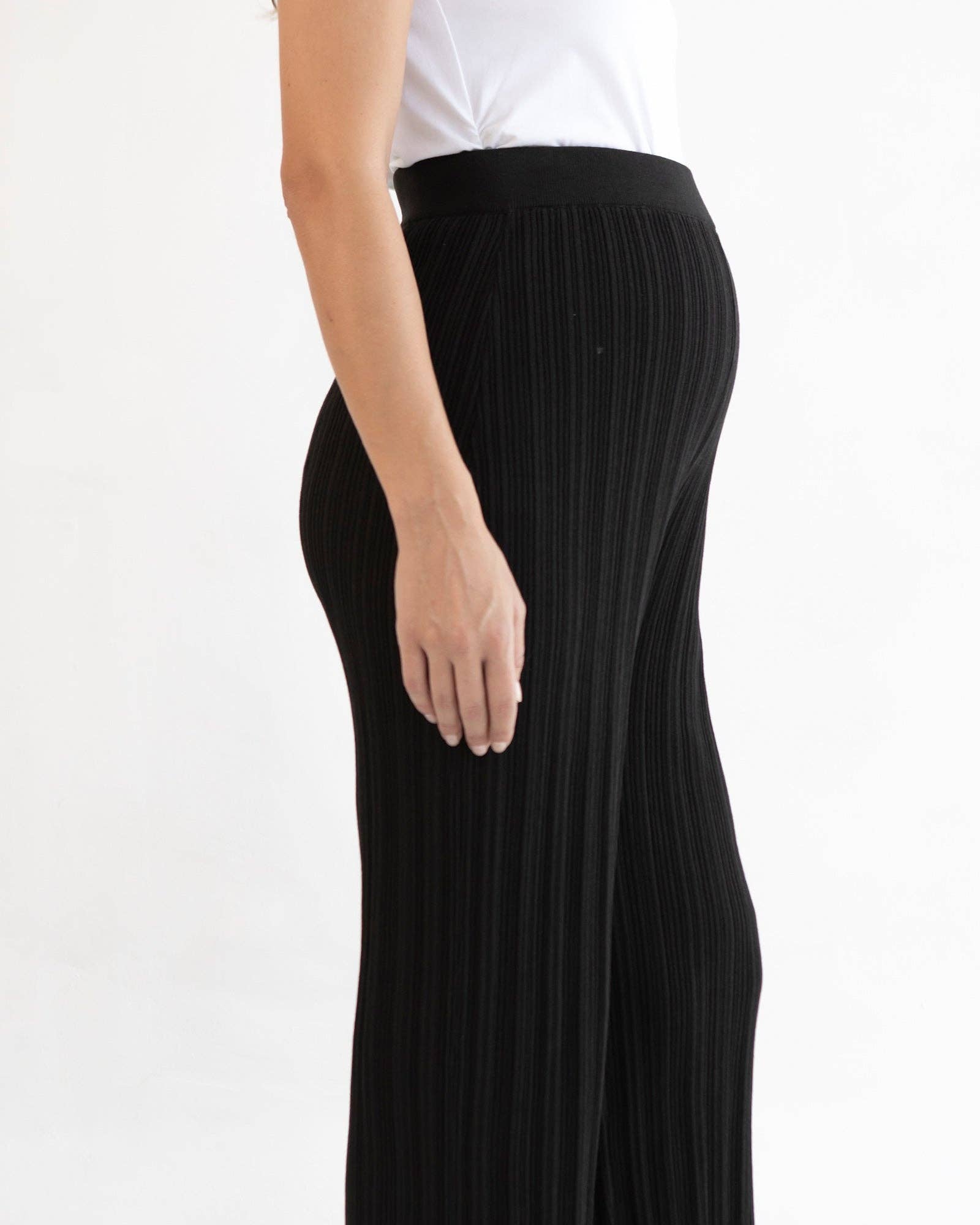 Collette Linen Knit Maternity Pants