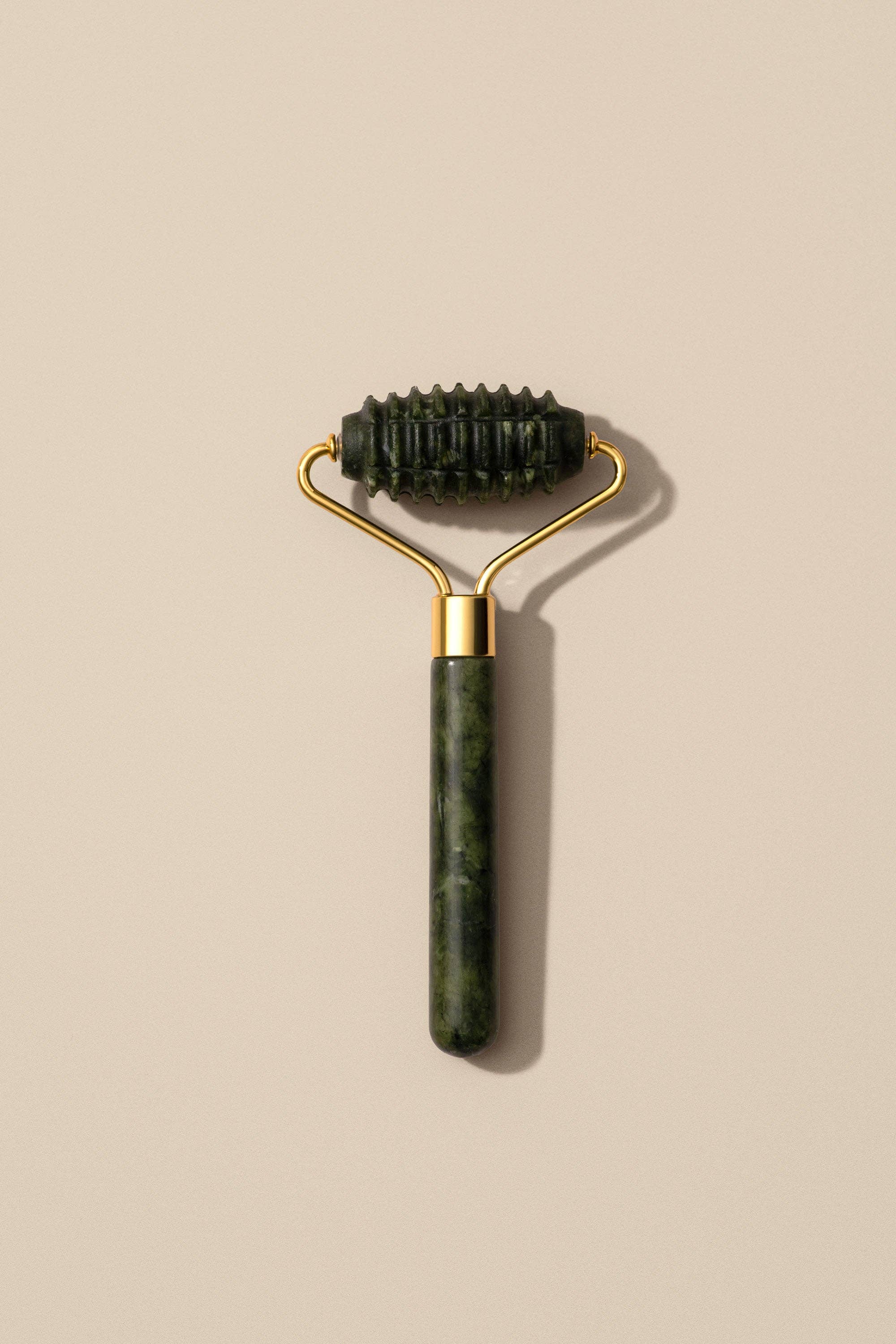 Rouleau de lactation en jade vert