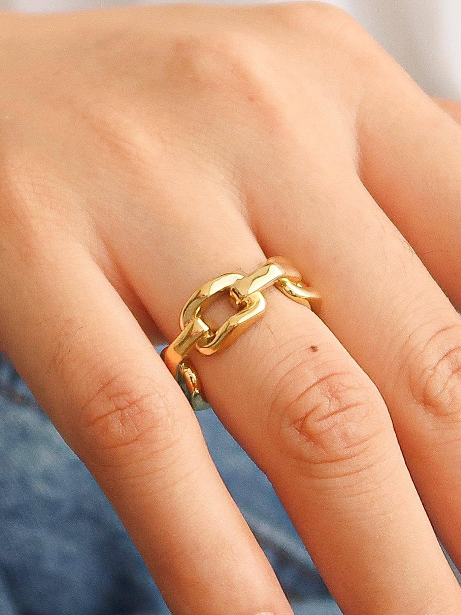 Brooklyn 18K Gold Stack Braided Non-Tarnish Ring