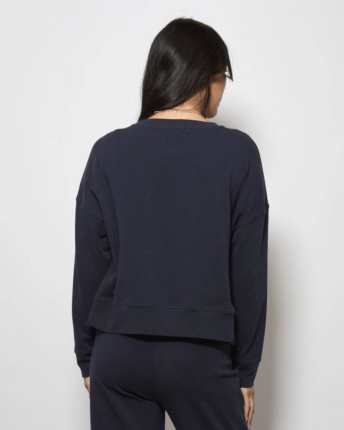 Harriette Cotton Jumper - Navy