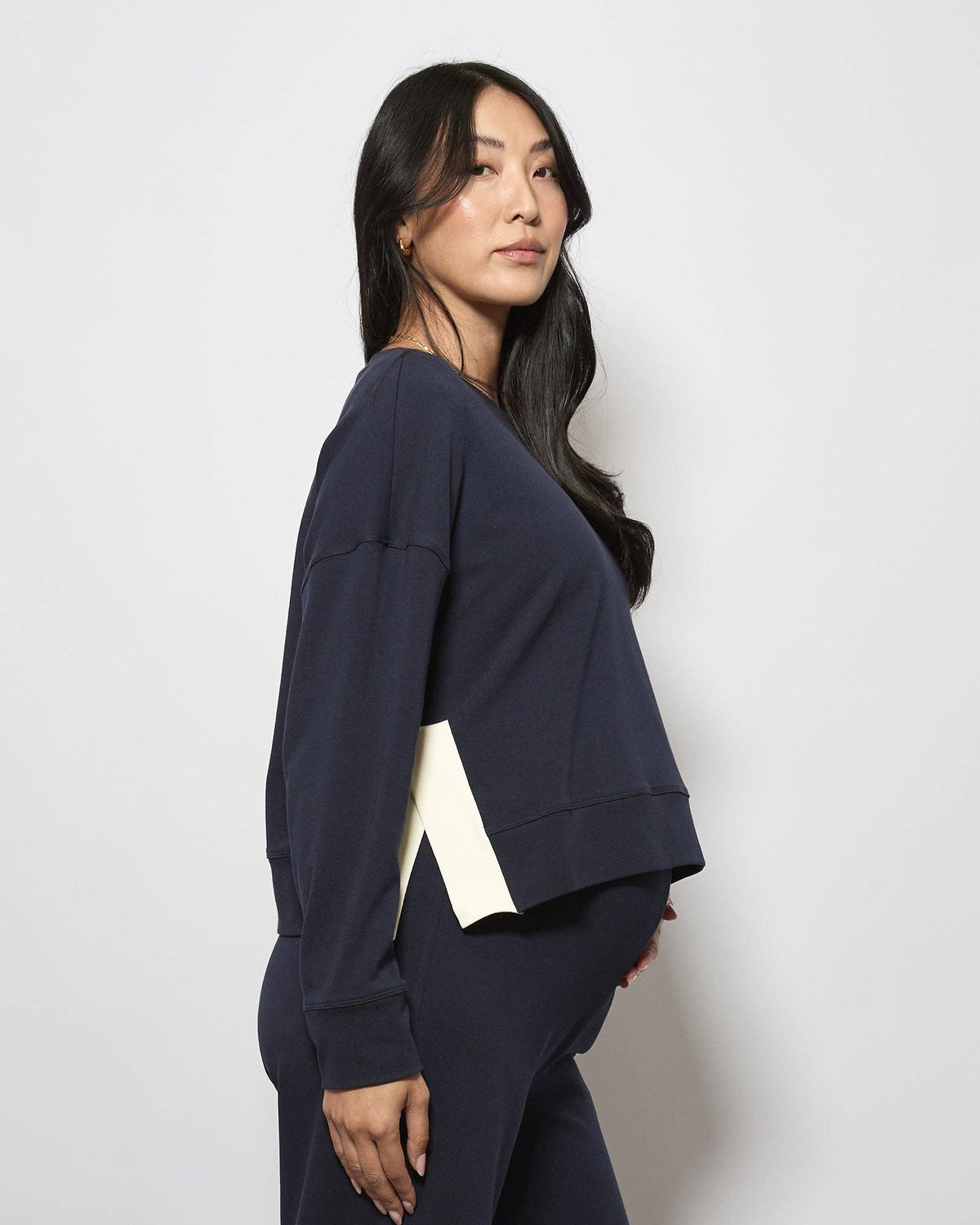 Harriette Cotton Jumper - Navy