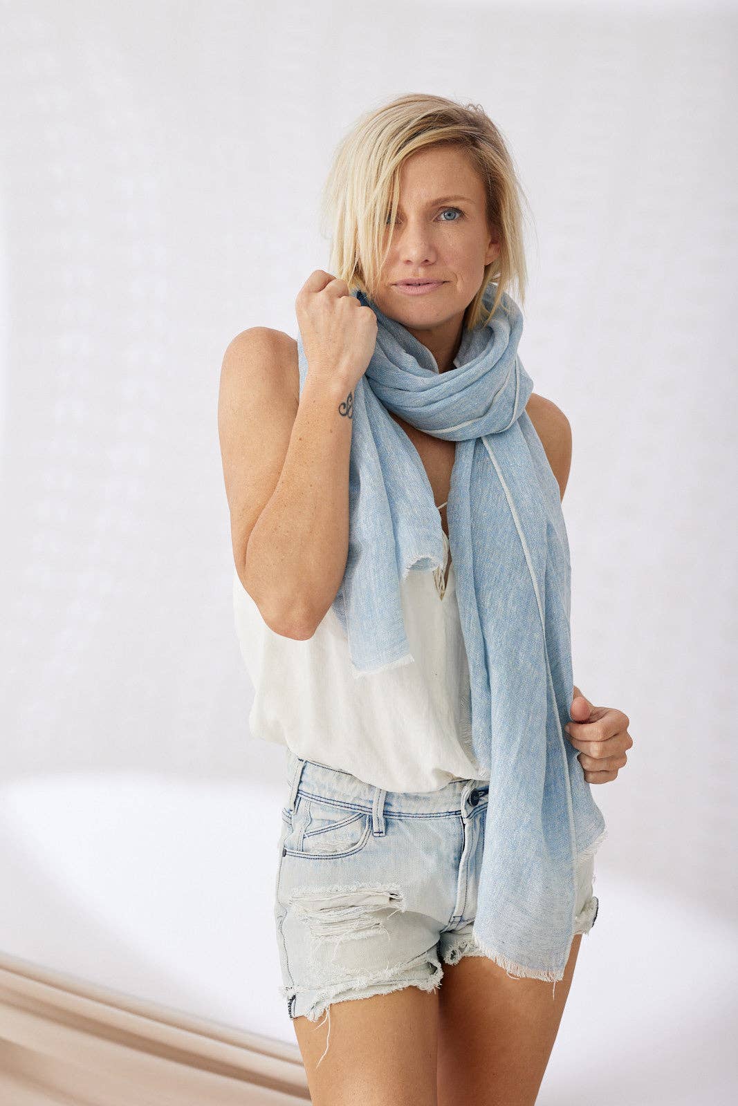 Écharpe en lin de Marseille