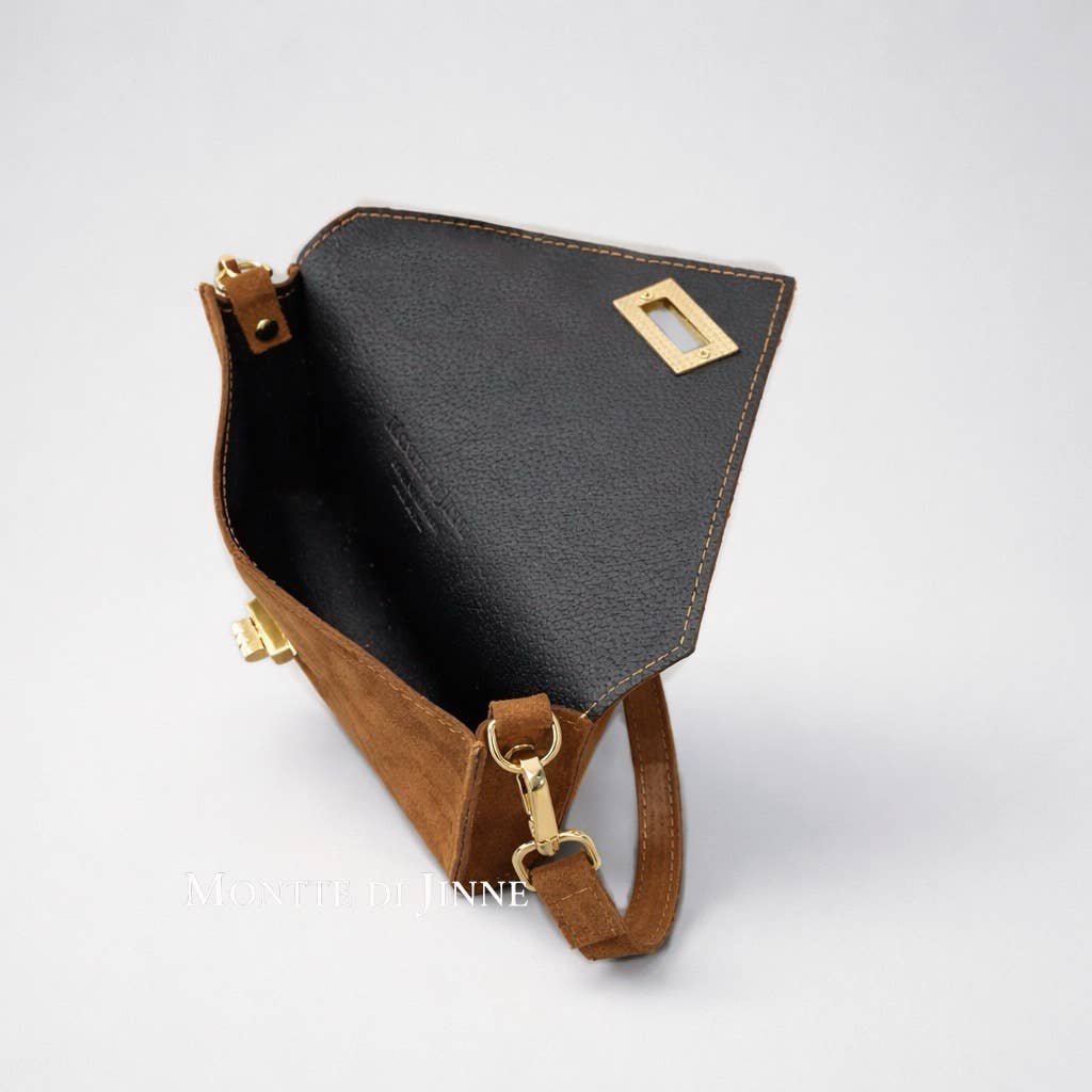 Italian Handmade Premium Suede Chain Bag