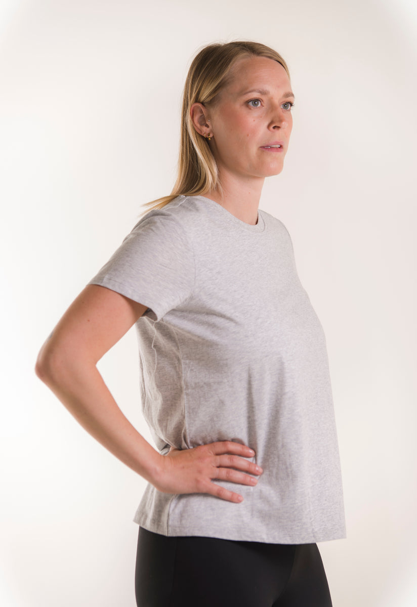 T-shirt classique de maternité et d'allaitement