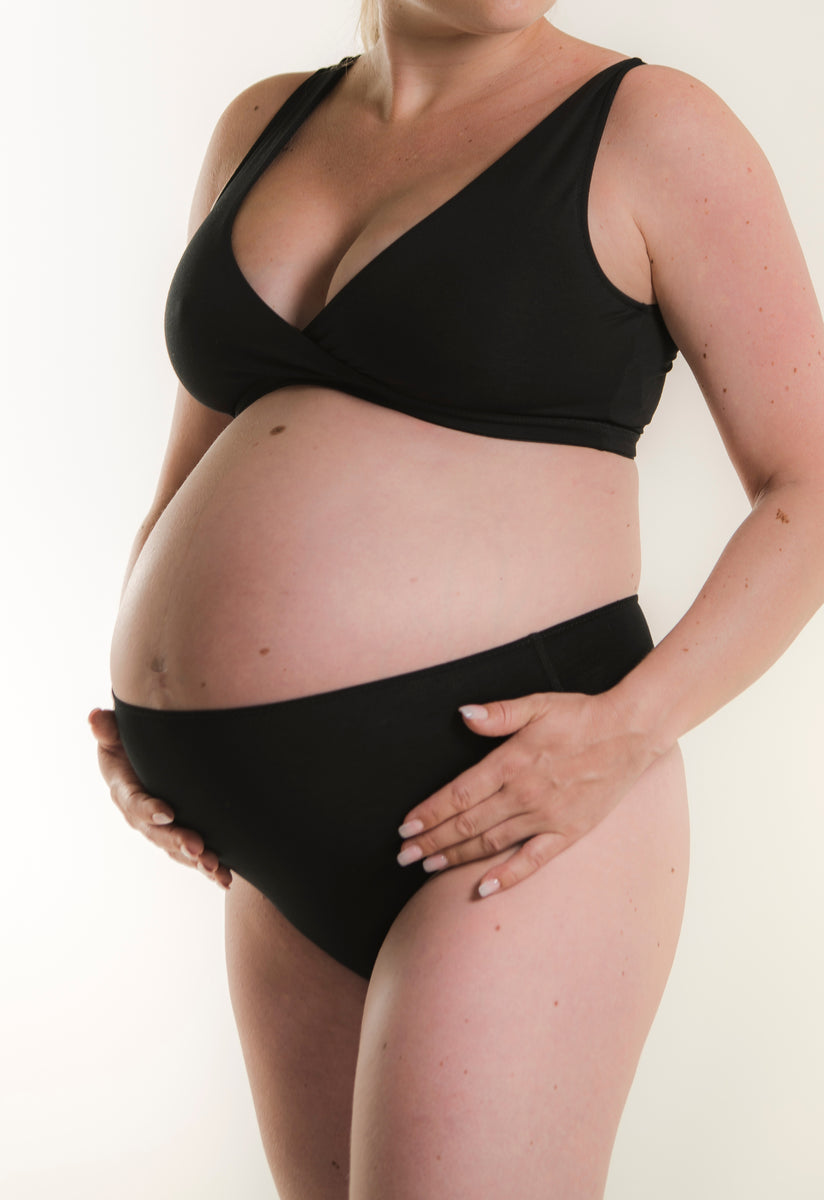 High-Waisted Maternity Thong