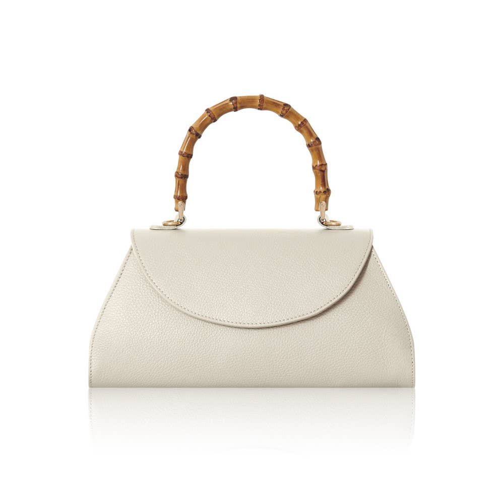 Sac cabas en cuir courbé, fabriqué à la main en Italie